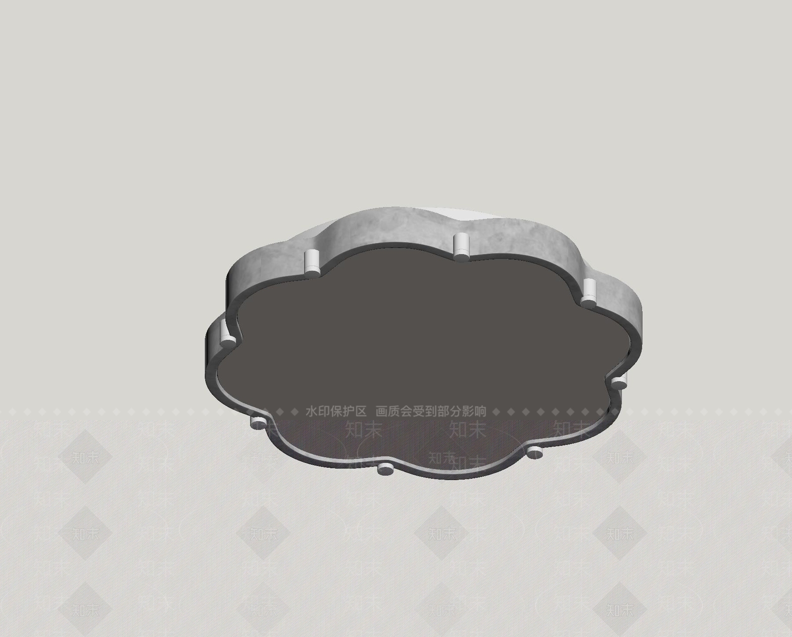 新中式儿童房吸顶灯3D模型下载【ID:1234005230】