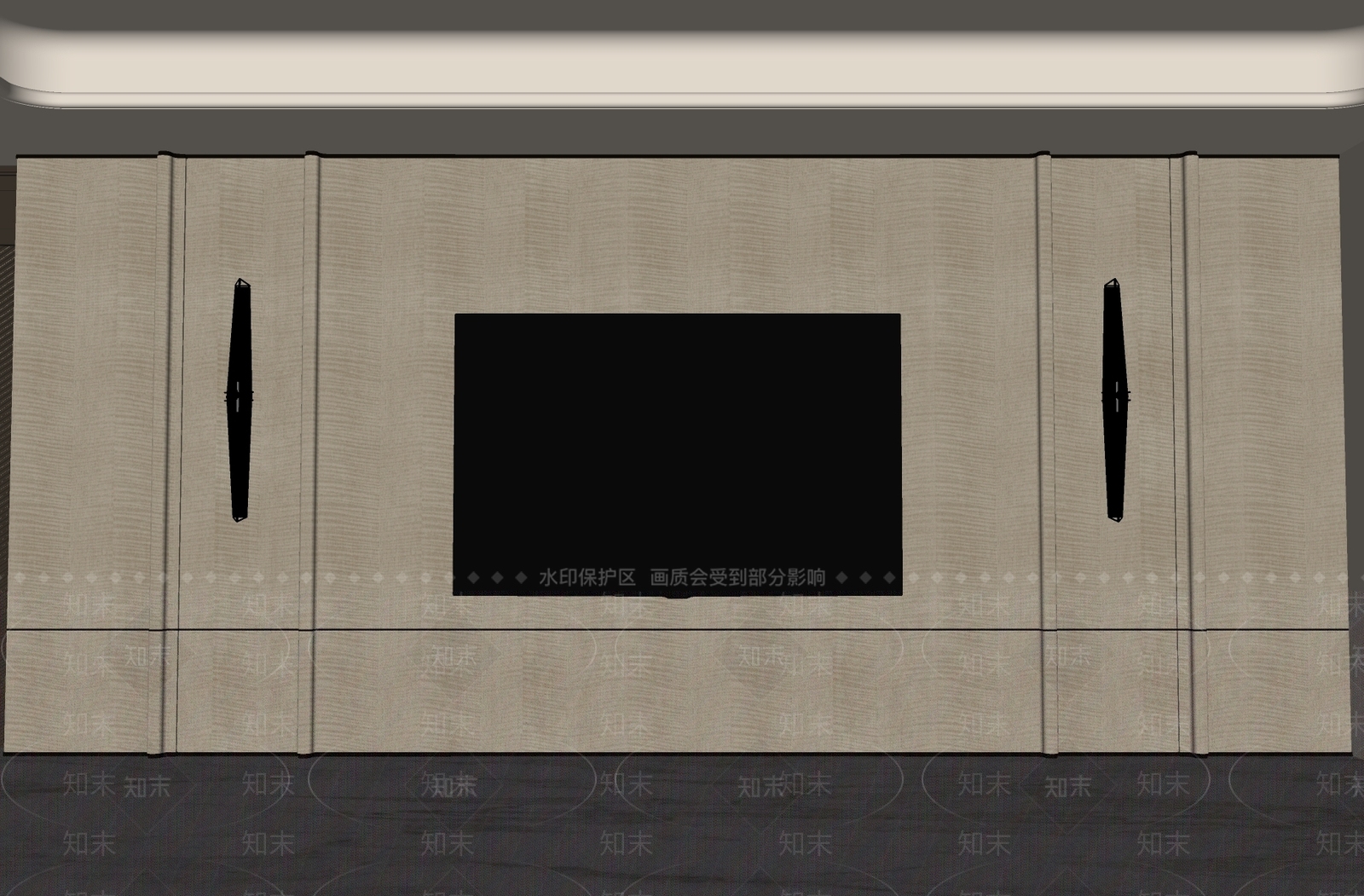 轻奢家居客厅SU模型下载【ID:1234006072】