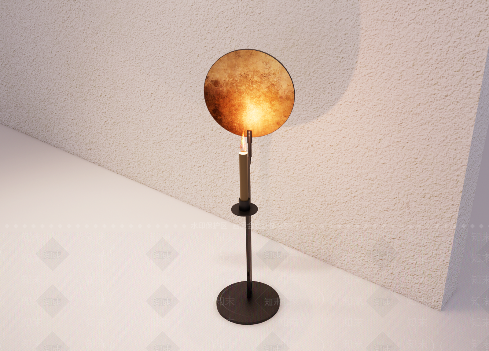 极简台灯3D模型下载【ID:1234006418】