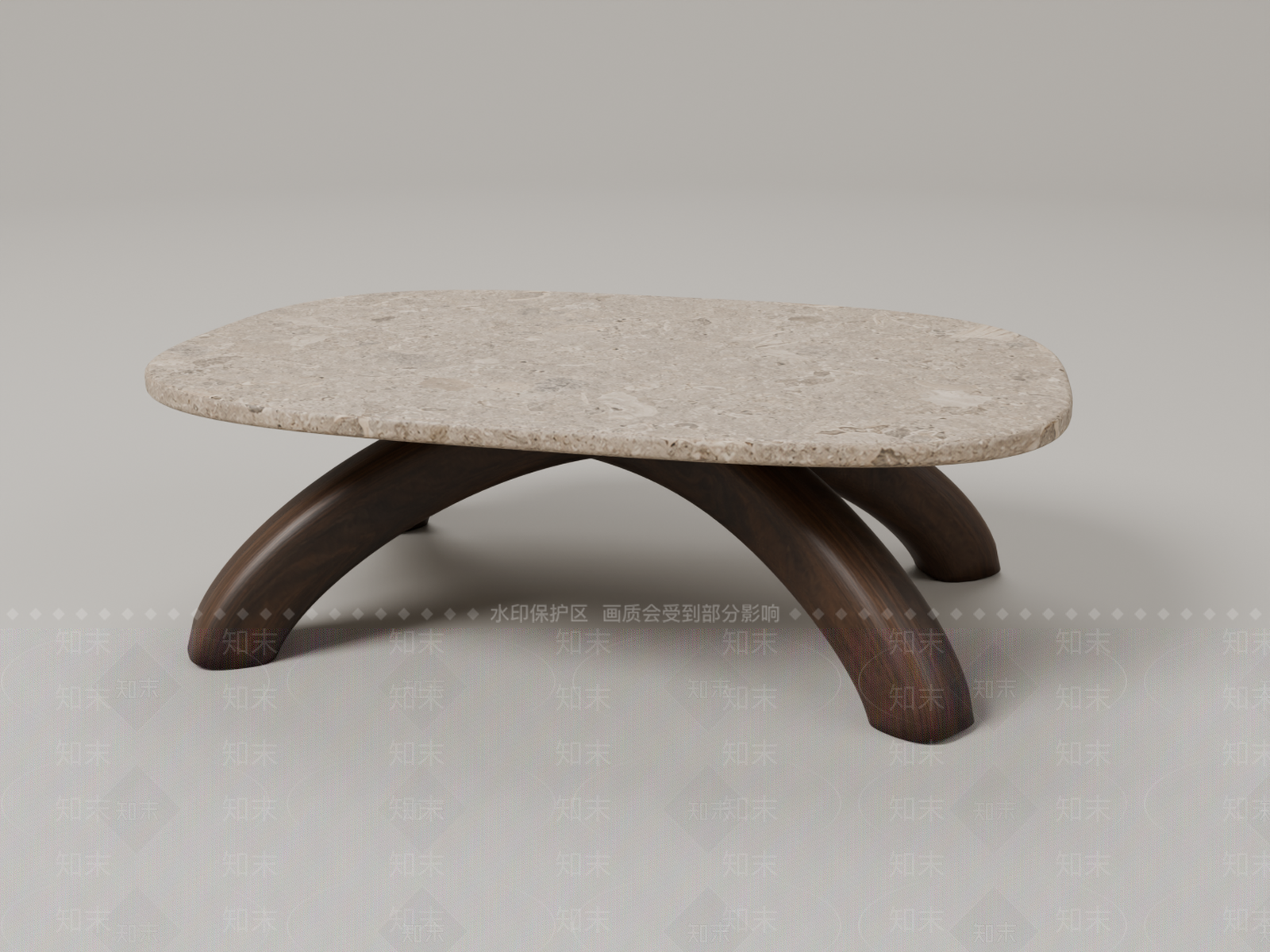 中古风茶几3D模型下载【ID:1234009220】
