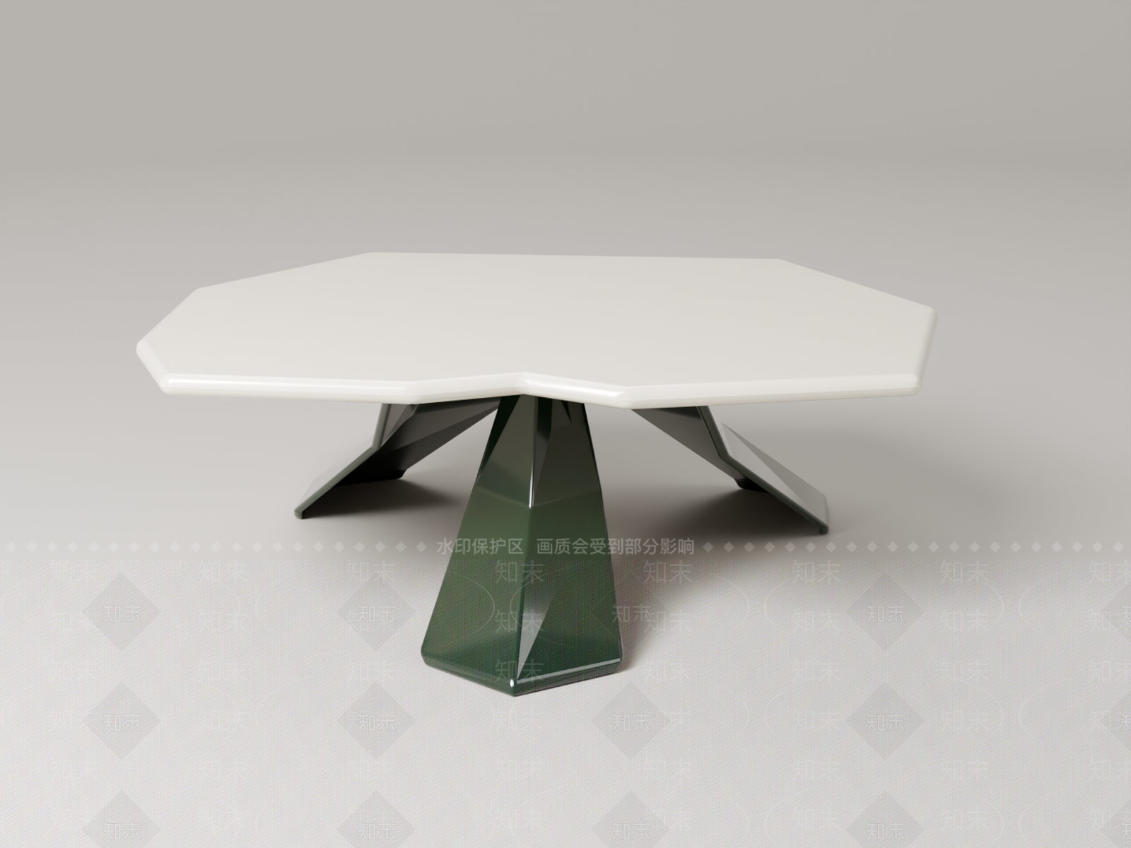现代茶几3D模型下载【ID:1234009378】