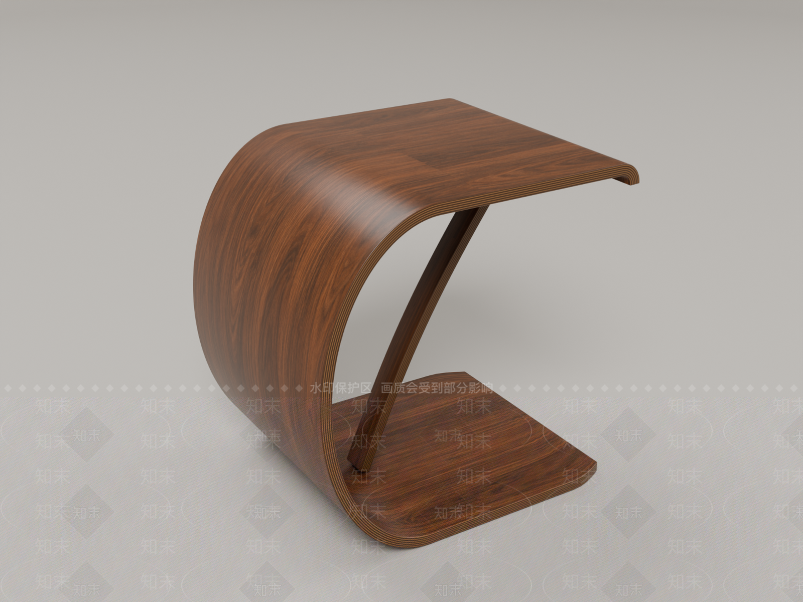 中古风边几3D模型下载【ID:1234010031】
