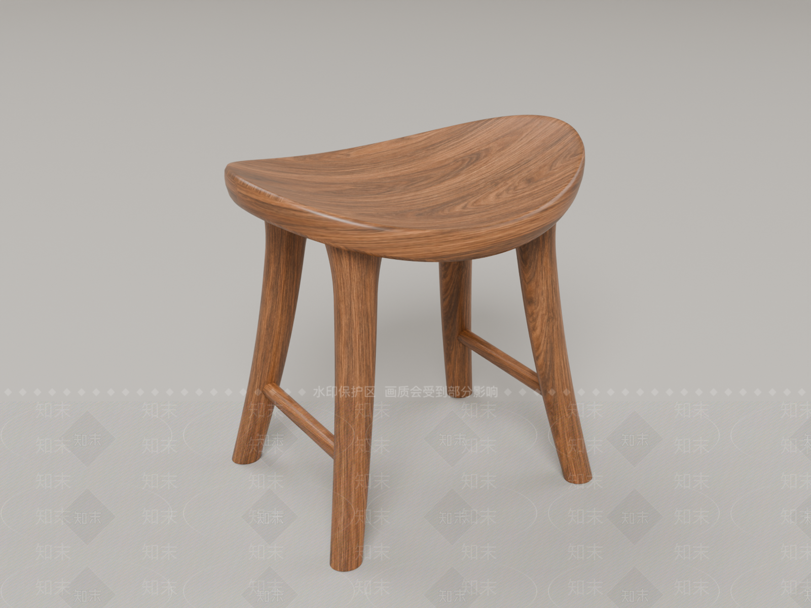 北欧其他凳子3D模型下载【ID:1234010409】