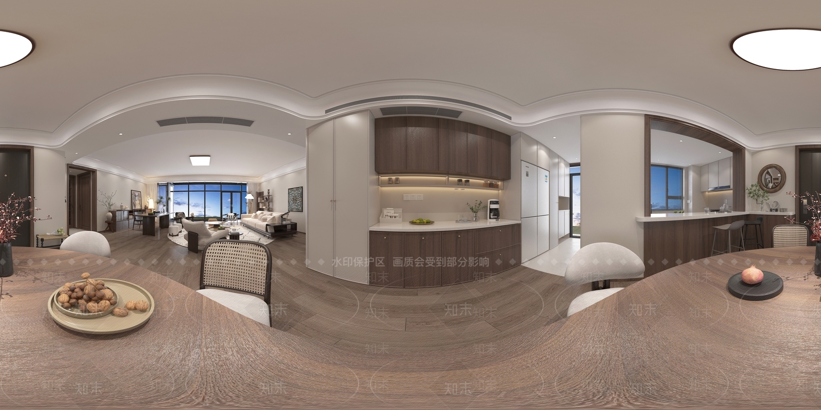 中古风家居餐厅3D模型下载【ID:1234011395】