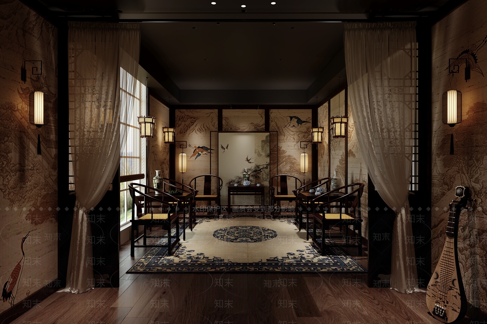新中式剧本杀3D模型下载【ID:1234012303】