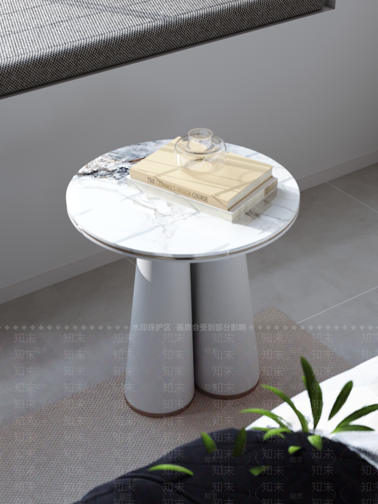 轻奢边几3D模型下载【ID:1234015116】