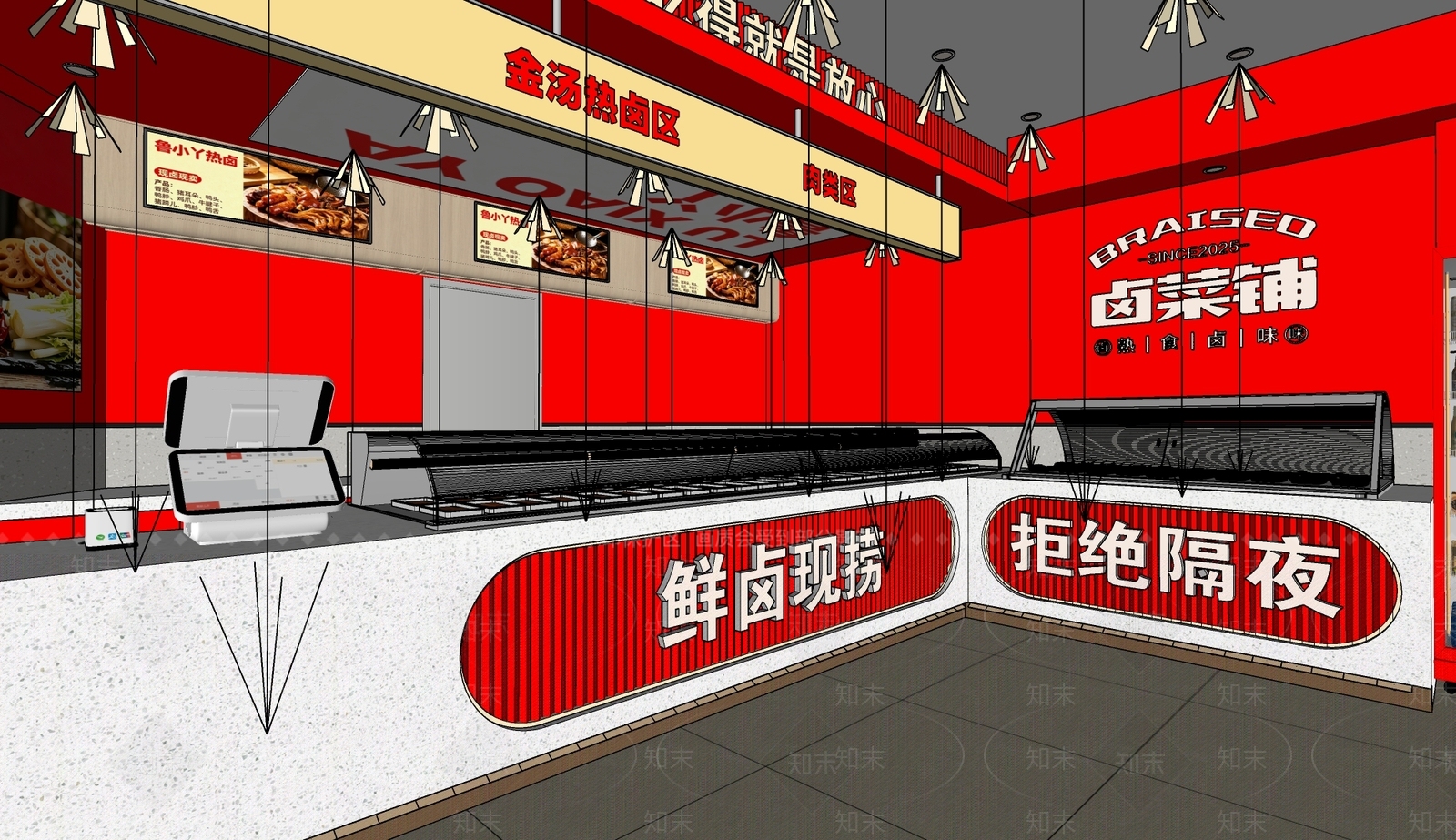 现代后厨SU模型下载【ID:1234025703】