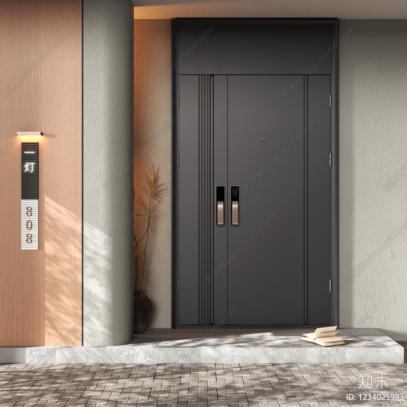 现代简约玄关SU模型下载【ID:1234025993】
