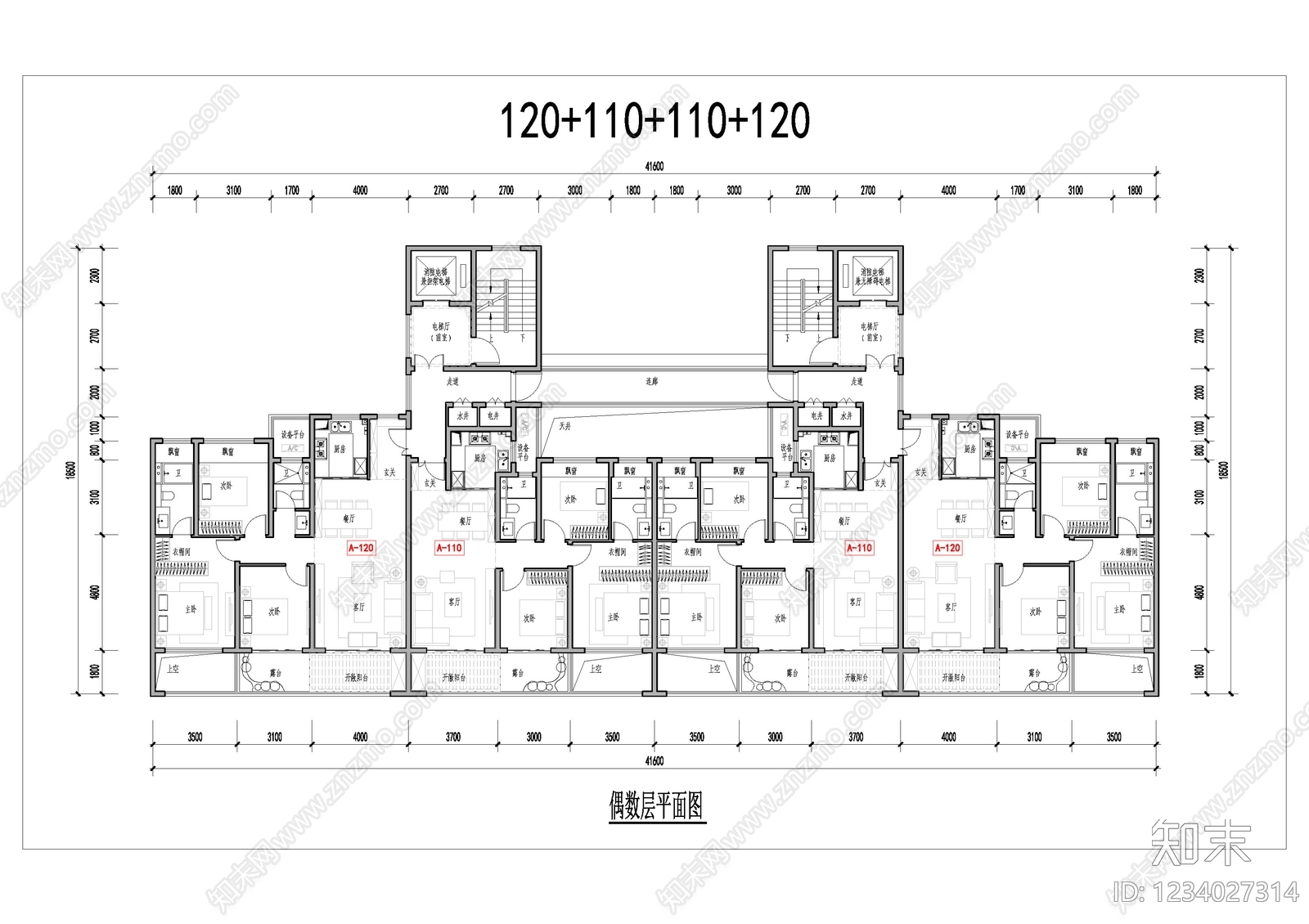三居cad施工图下载【ID:1234027314】