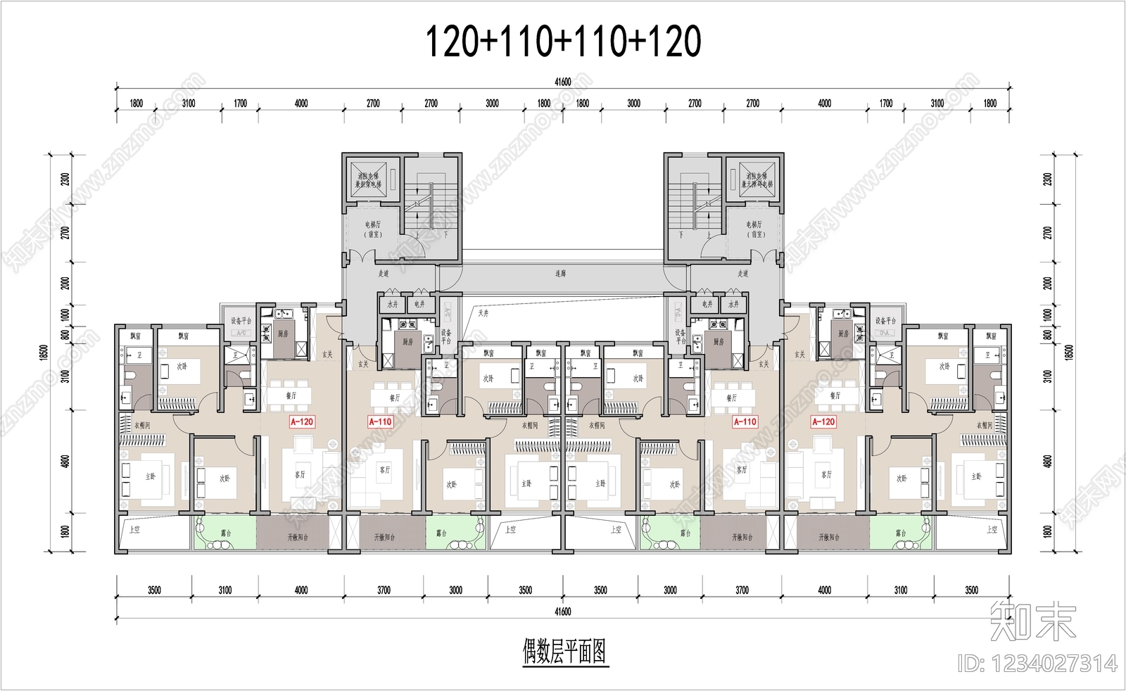 三居cad施工图下载【ID:1234027314】