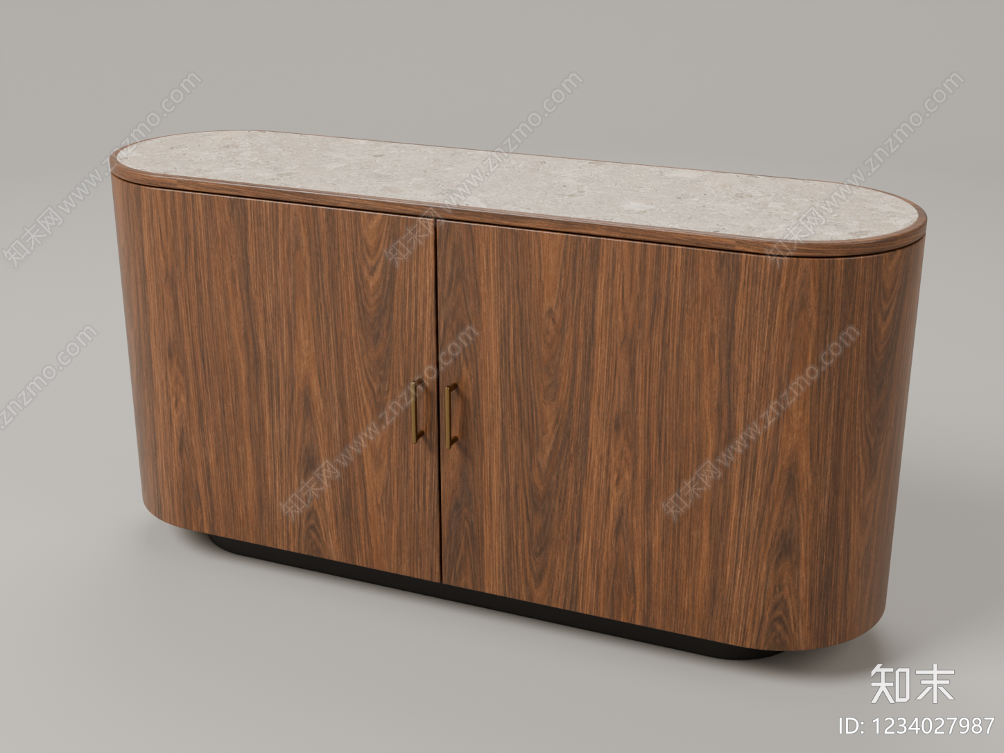 中古风玄关柜3D模型下载【ID:1234027987】