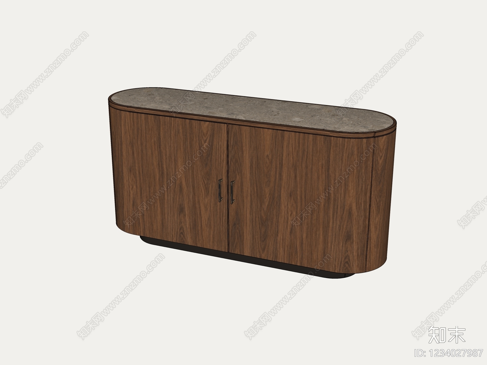 中古风玄关柜3D模型下载【ID:1234027987】