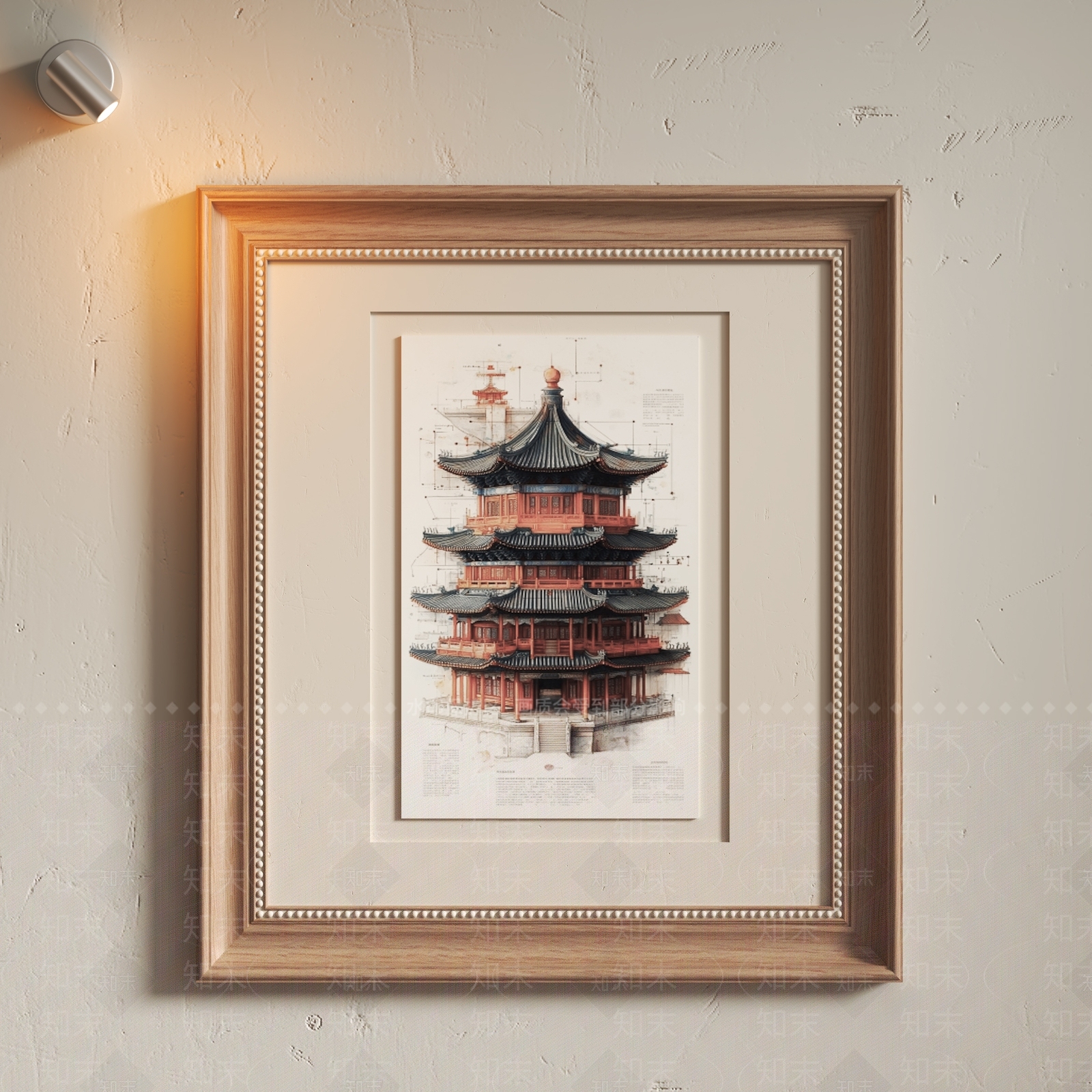 新中式画框SU模型下载【ID:1234030909】