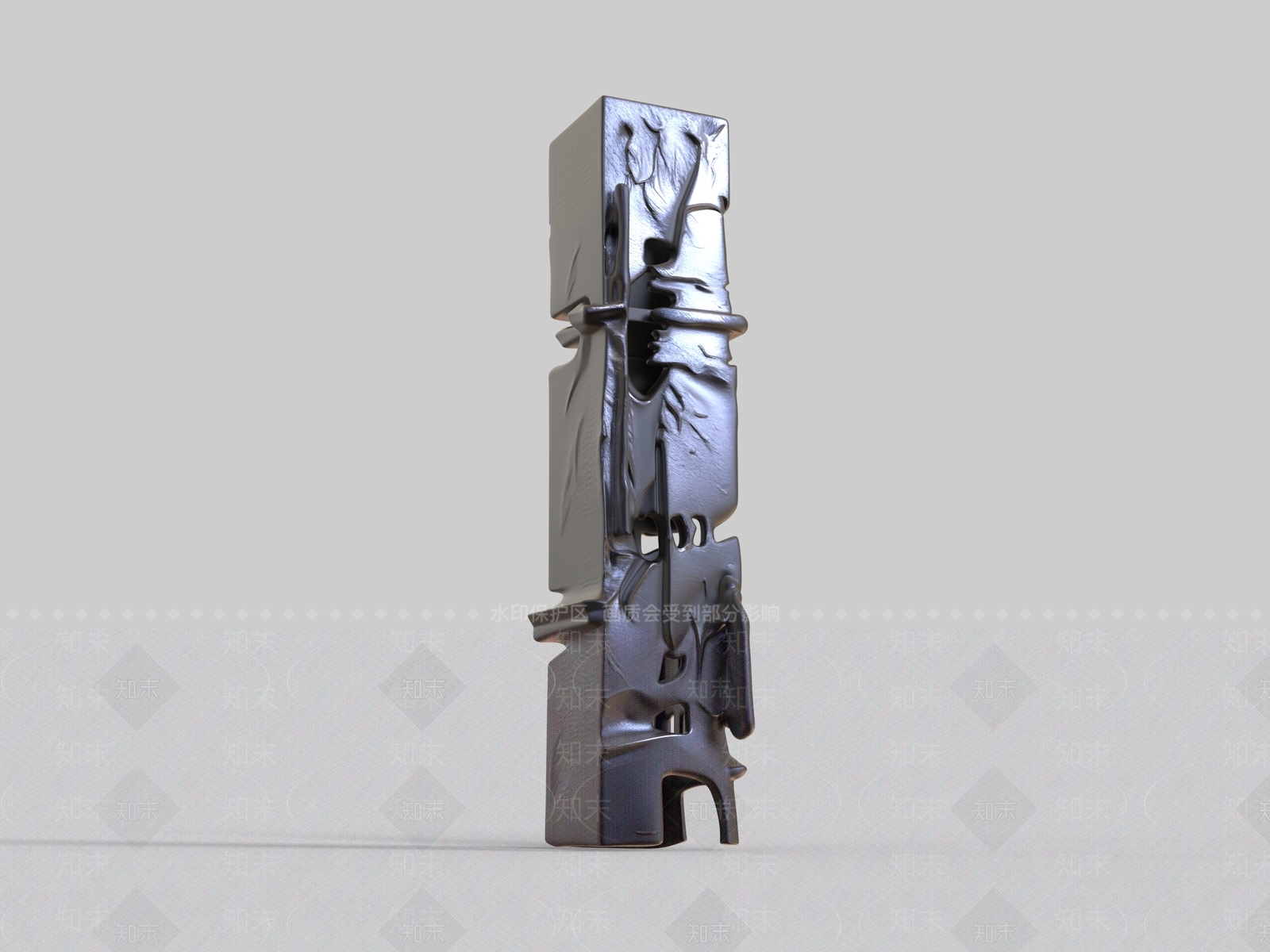解构主义落地摆件3D模型下载【ID:1234031671】