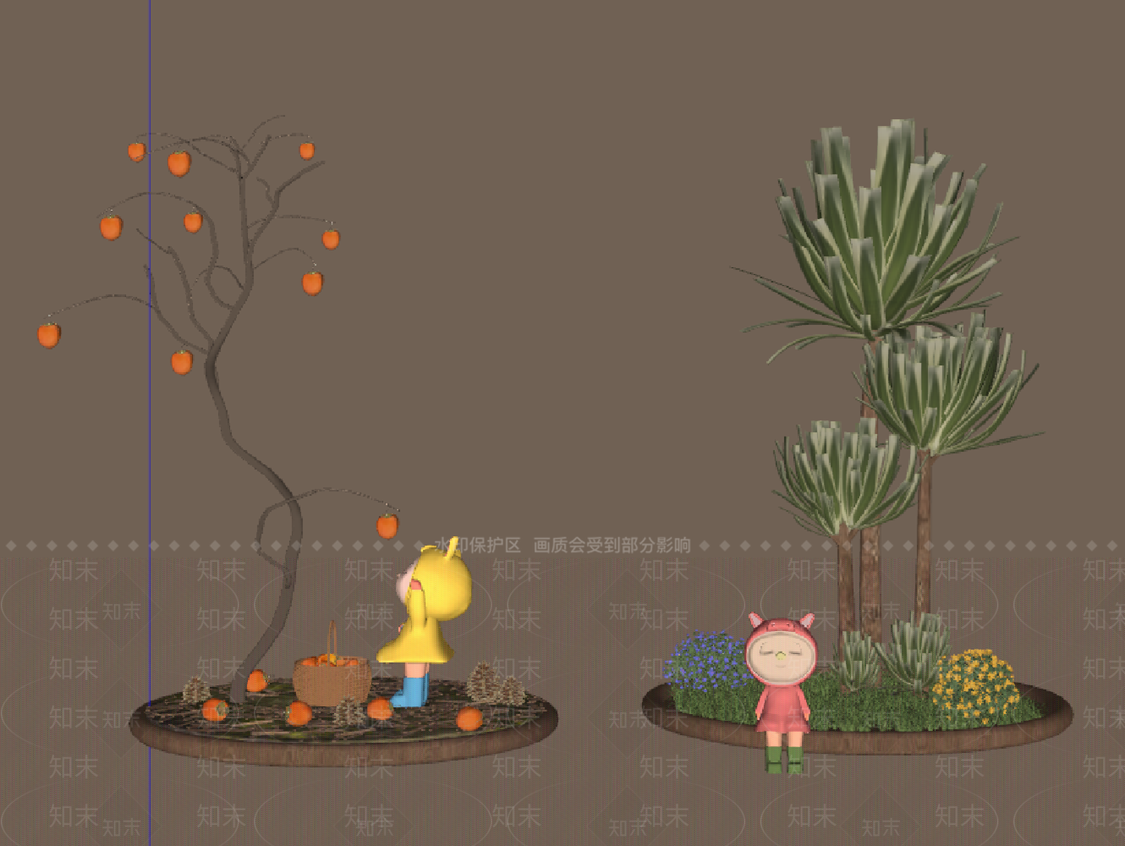 奶油风摆件组合SU模型下载【ID:1234031360】