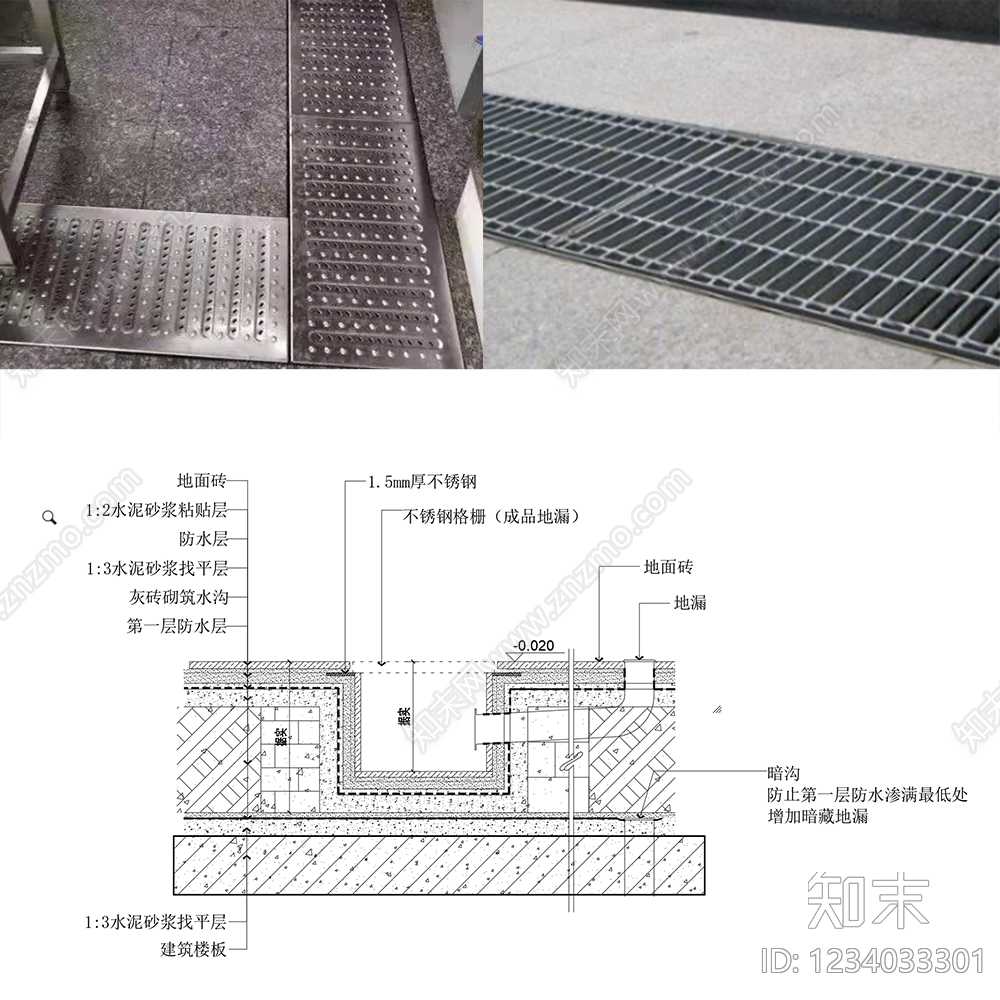 地面综合节点CAD图纸