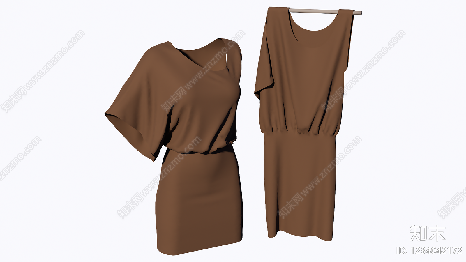 极简衣服SU模型下载【ID:1234042172】
