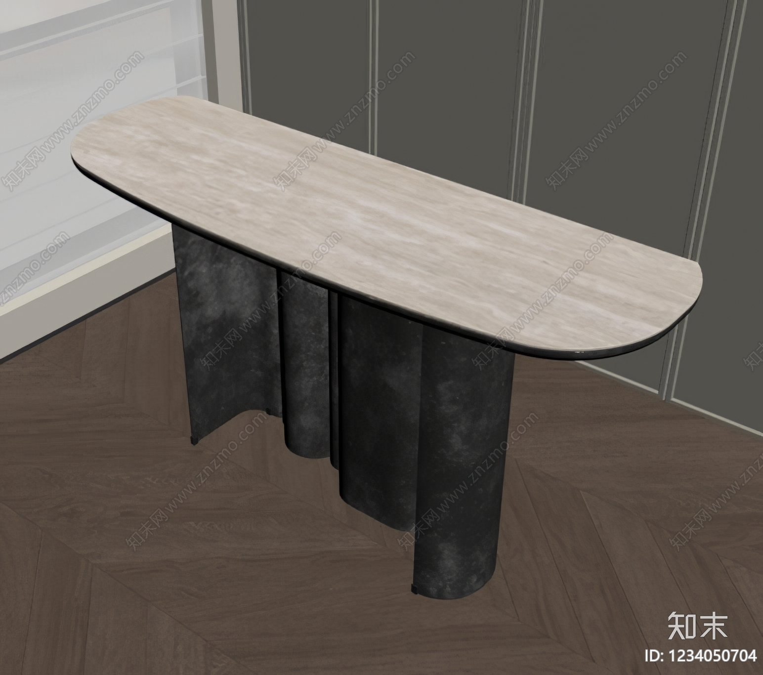意式极简条案SU模型下载【ID:1234050704】
