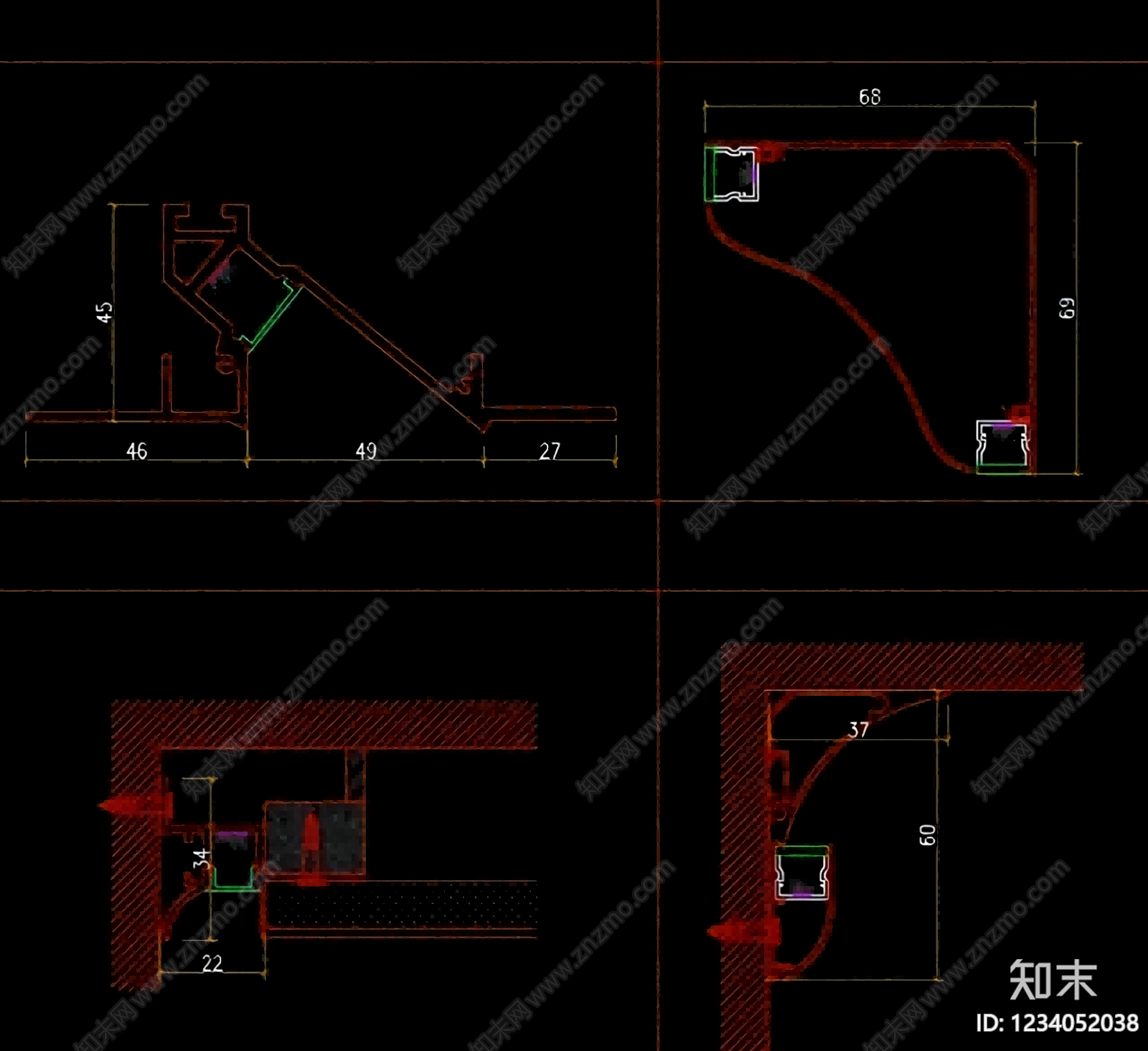其他节点详图cad施工图下载【ID:1234052038】