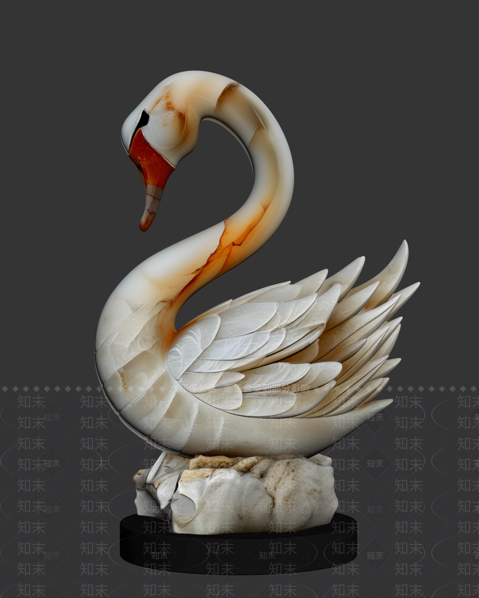 轻奢雕塑摆件3D模型下载【ID:1234055534】