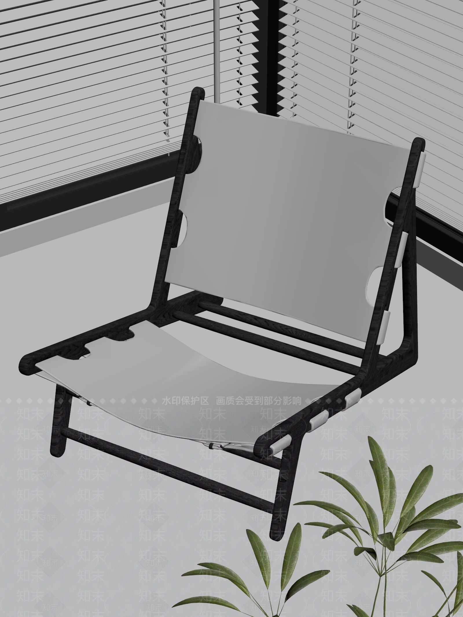 北欧休闲椅3D模型下载【ID:1234055937】