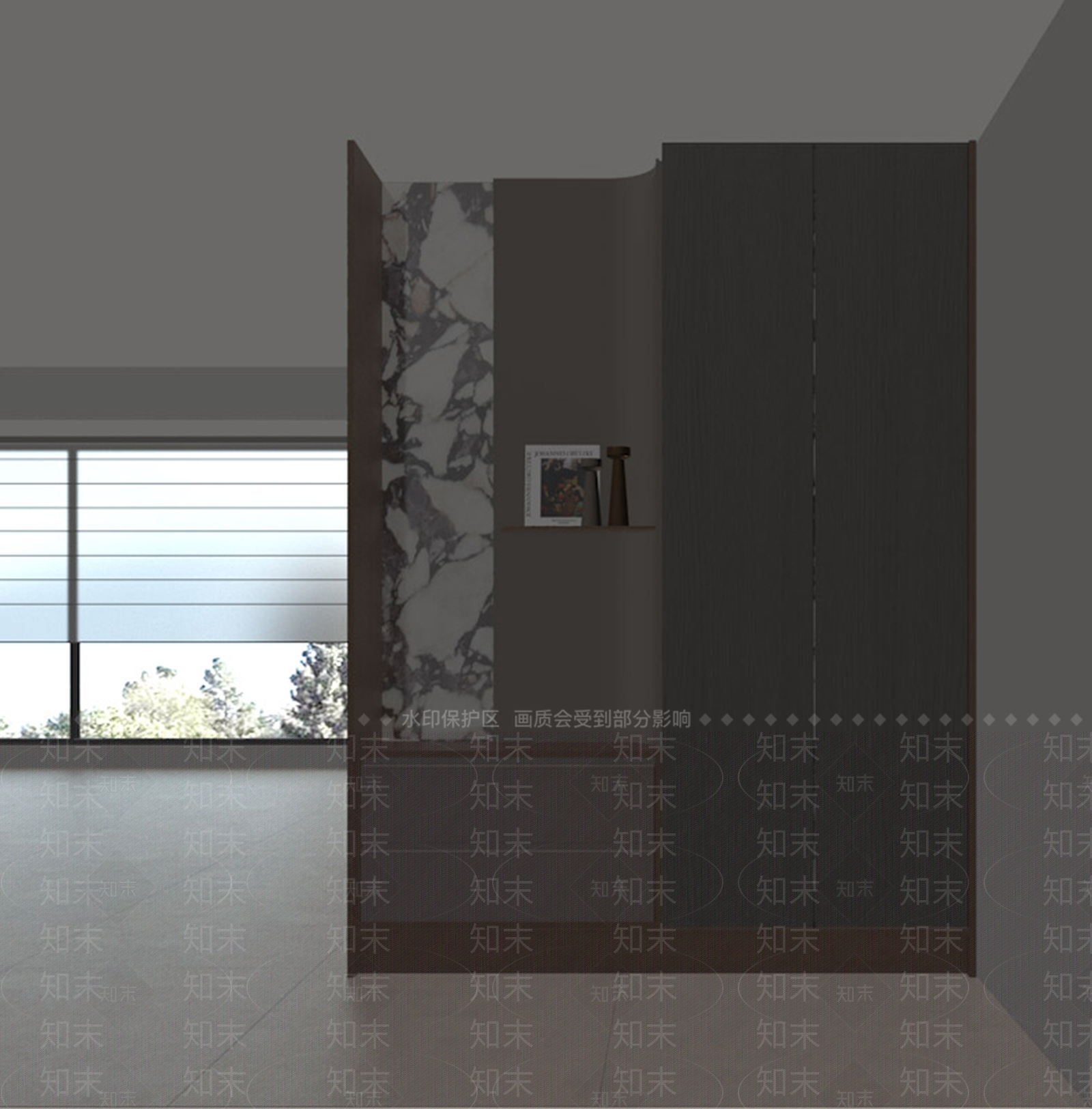 意式极简玄关3D模型下载【ID:1234056202】