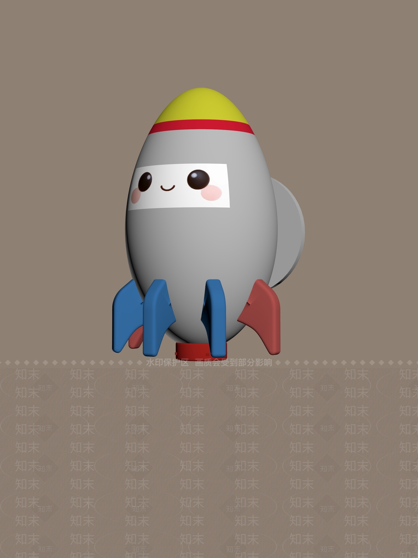 奶油风儿童壁灯3D模型下载【ID:1234061691】