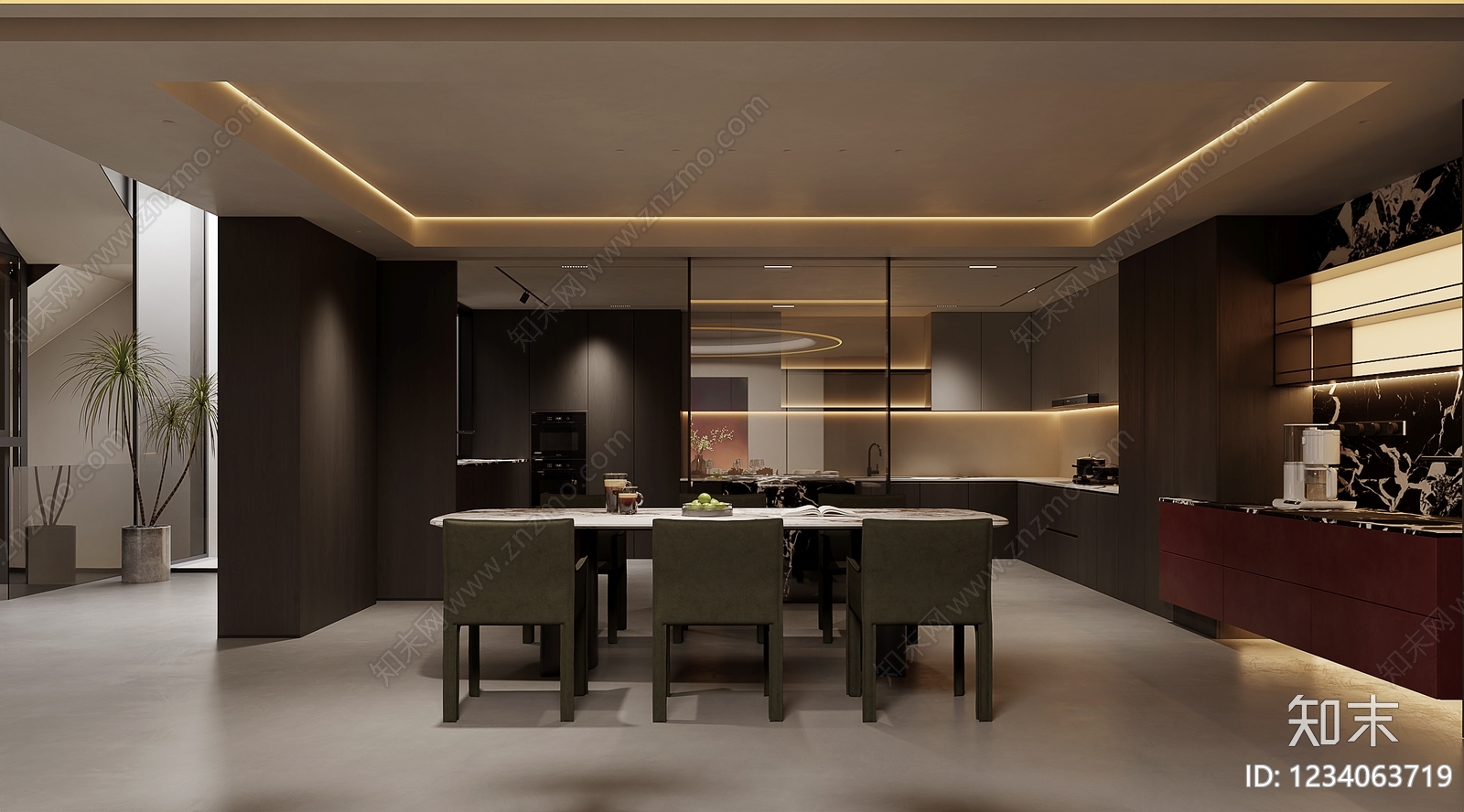 意式极简其他家装3D模型下载【ID:1234063719】