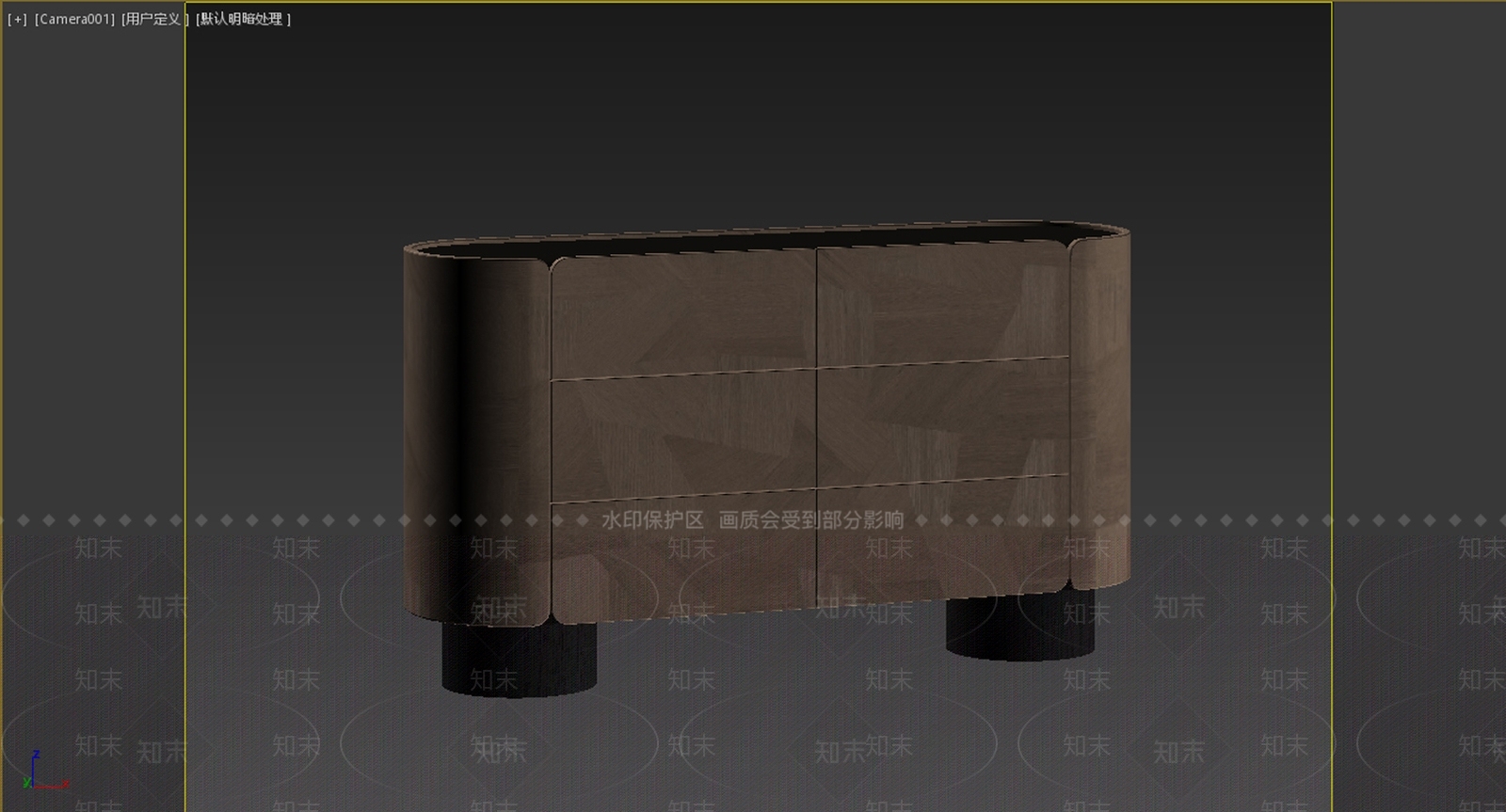 意式极简斗柜3D模型下载【ID:1234064809】