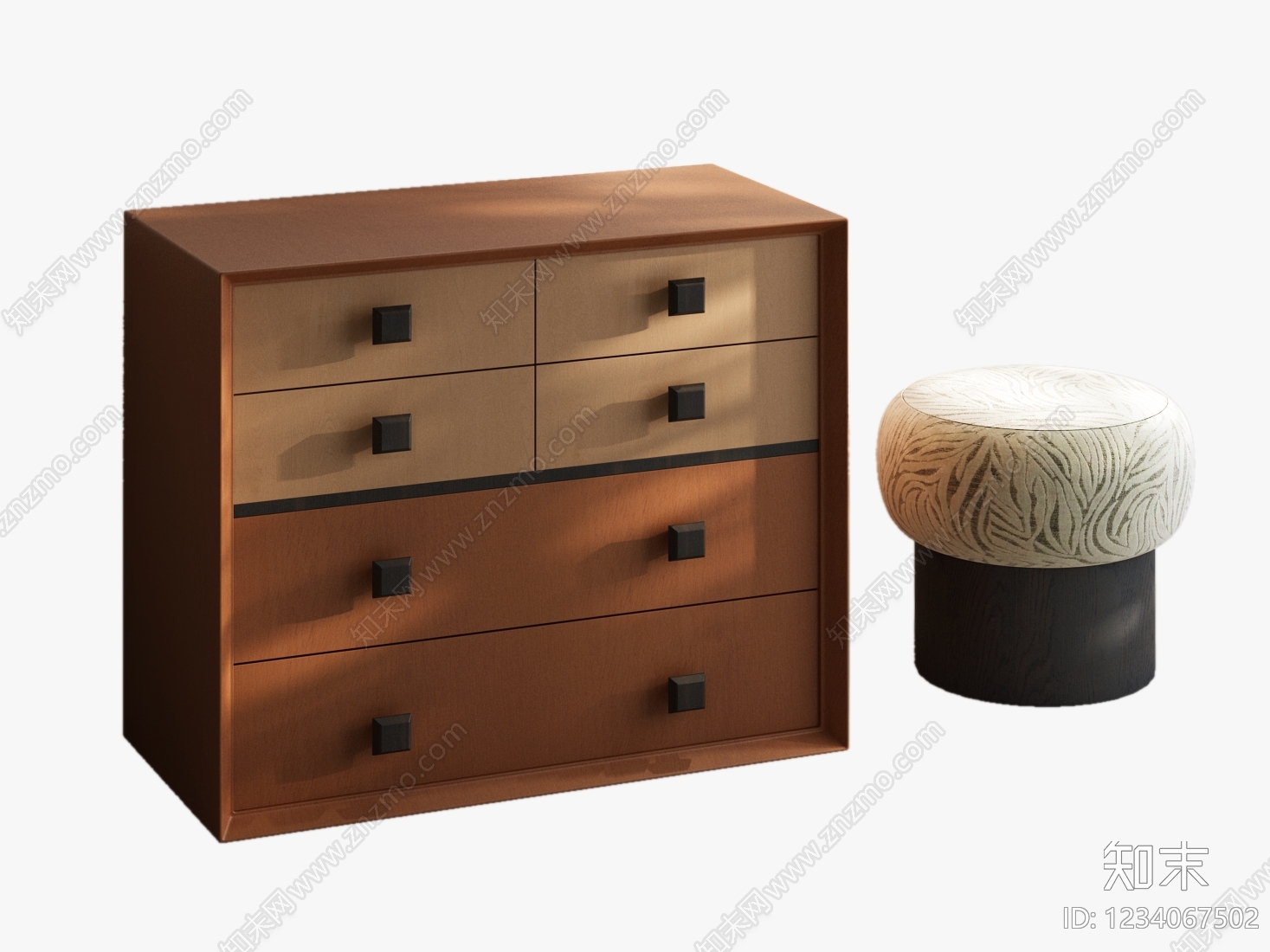 中古风斗柜SU模型下载【ID:1234067502】