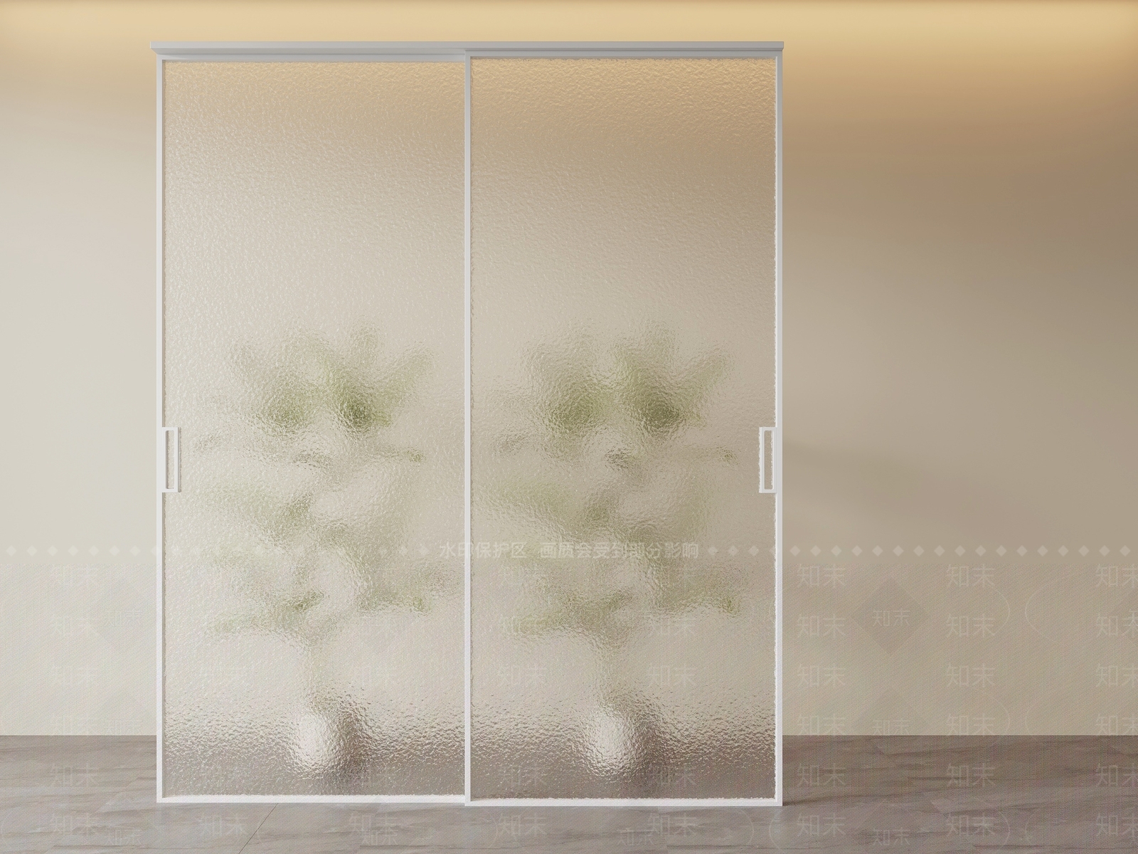 极简推拉门3D模型下载【ID:1234067812】