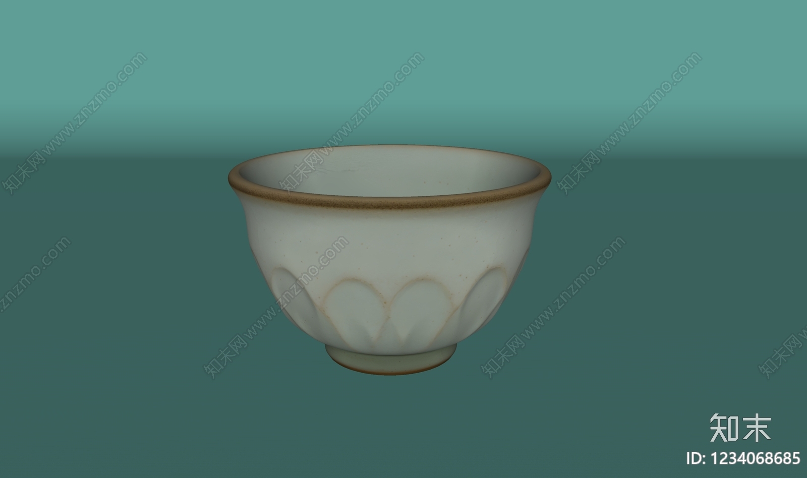 宋式美学茶具SU模型下载【ID:1234068685】