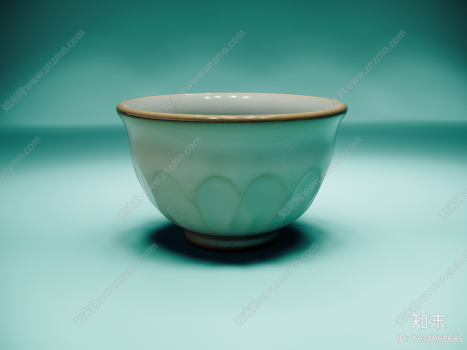 宋式美学茶具SU模型下载【ID:1234068685】