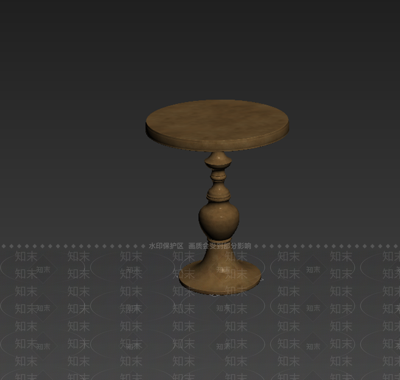 轻奢边几3D模型下载【ID:1234073524】