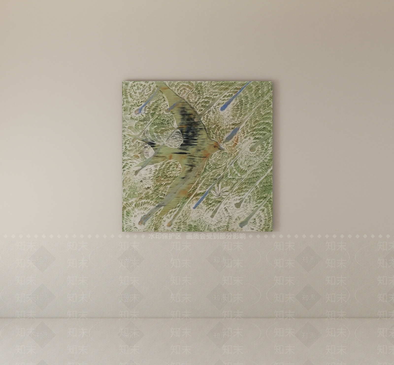 极简抽象画SU模型下载【ID:1234076113】