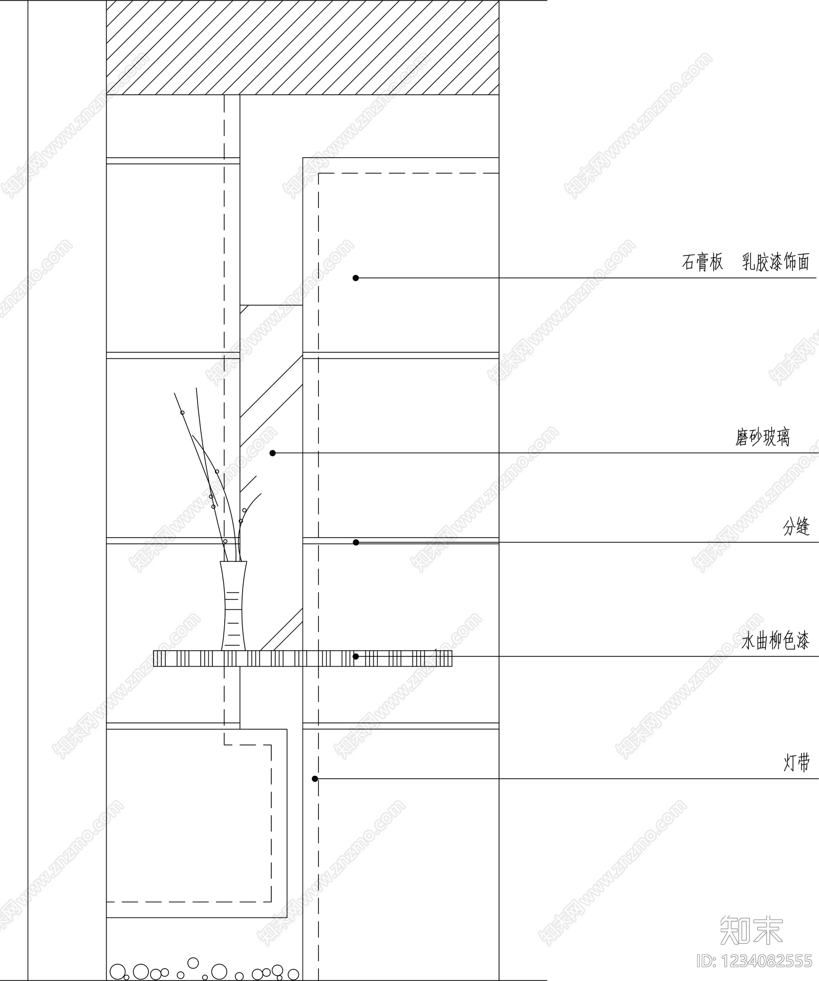 柜子cad施工图下载【ID:1234082555】