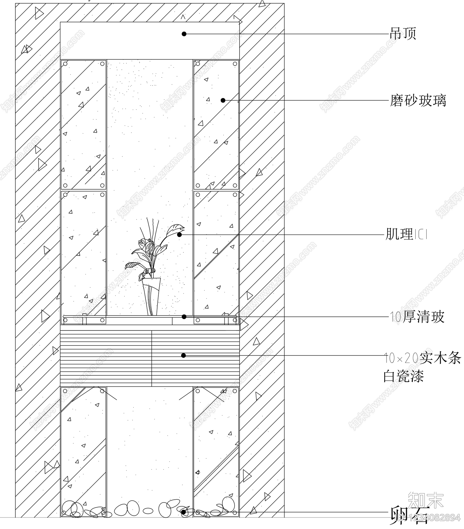 柜子cad施工图下载【ID:1234082894】