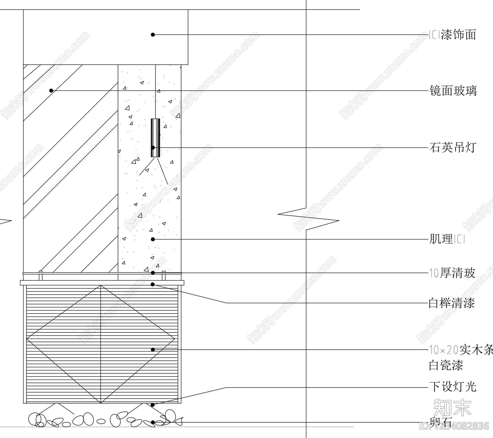 柜子cad施工图下载【ID:1234082836】