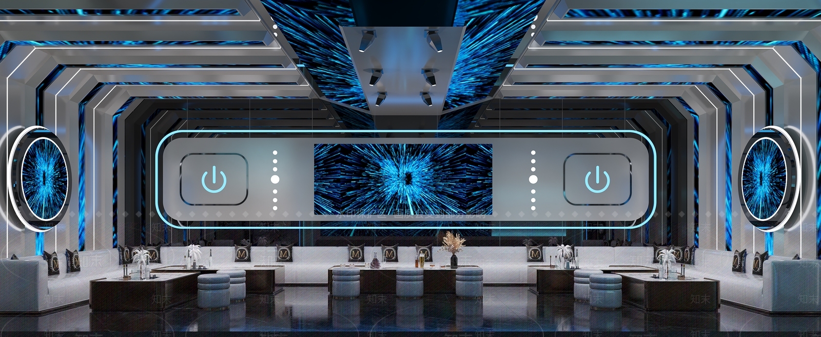 赛博朋克风KTV3D模型下载【ID:1234083480】