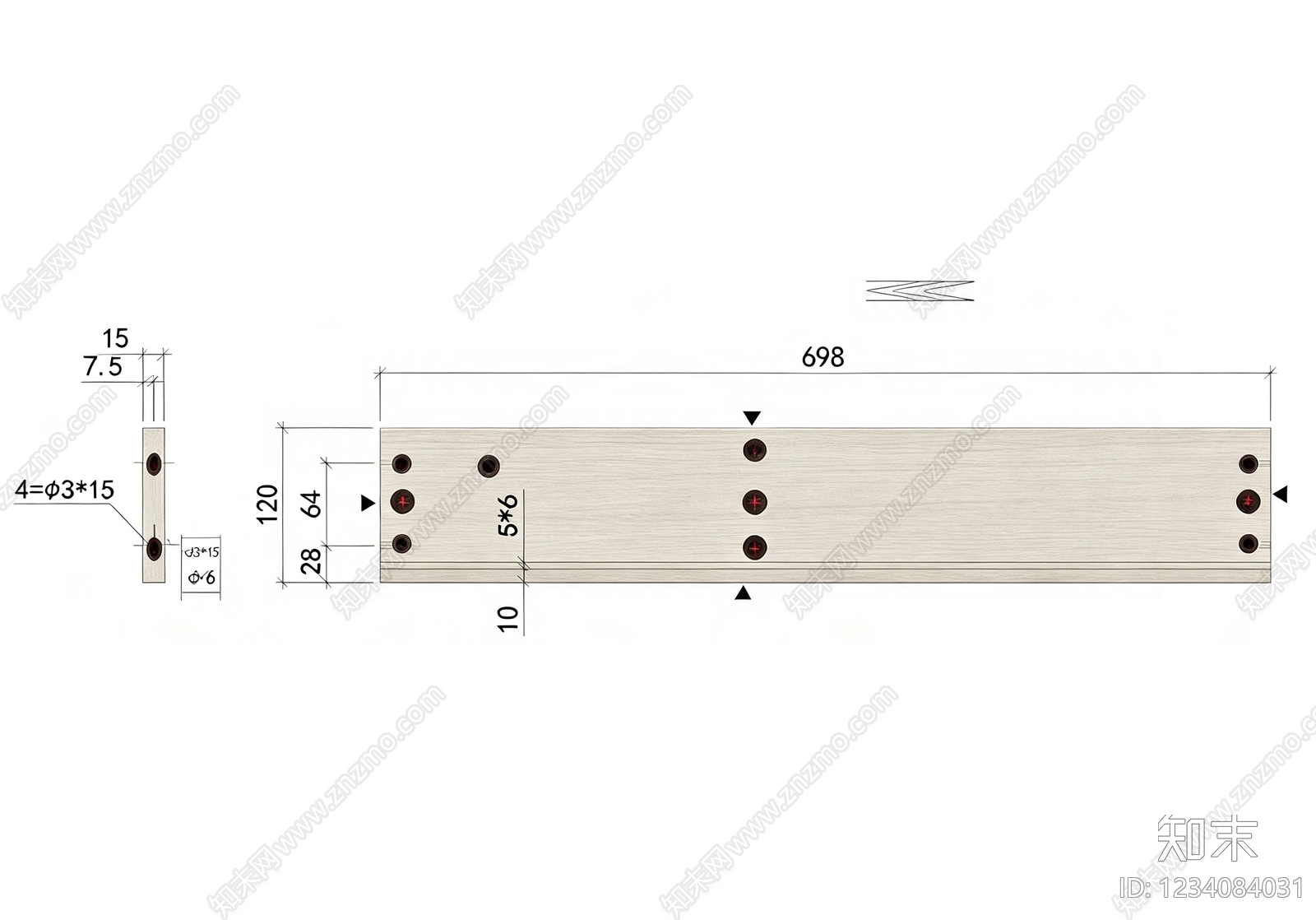 柜子cad施工图下载【ID:1234084031】