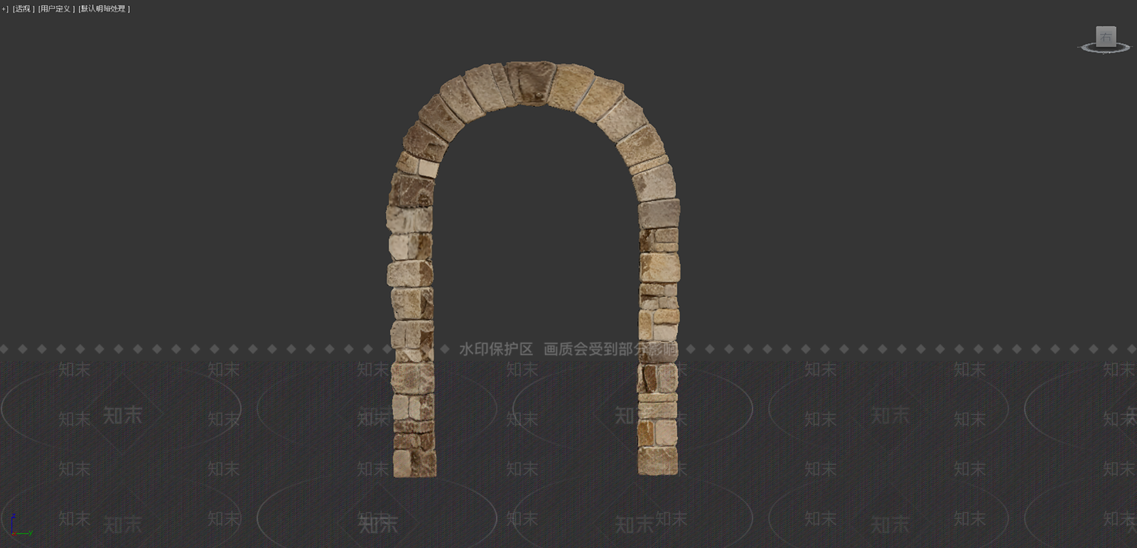 欧式古建门套3D模型下载【ID:1234090878】