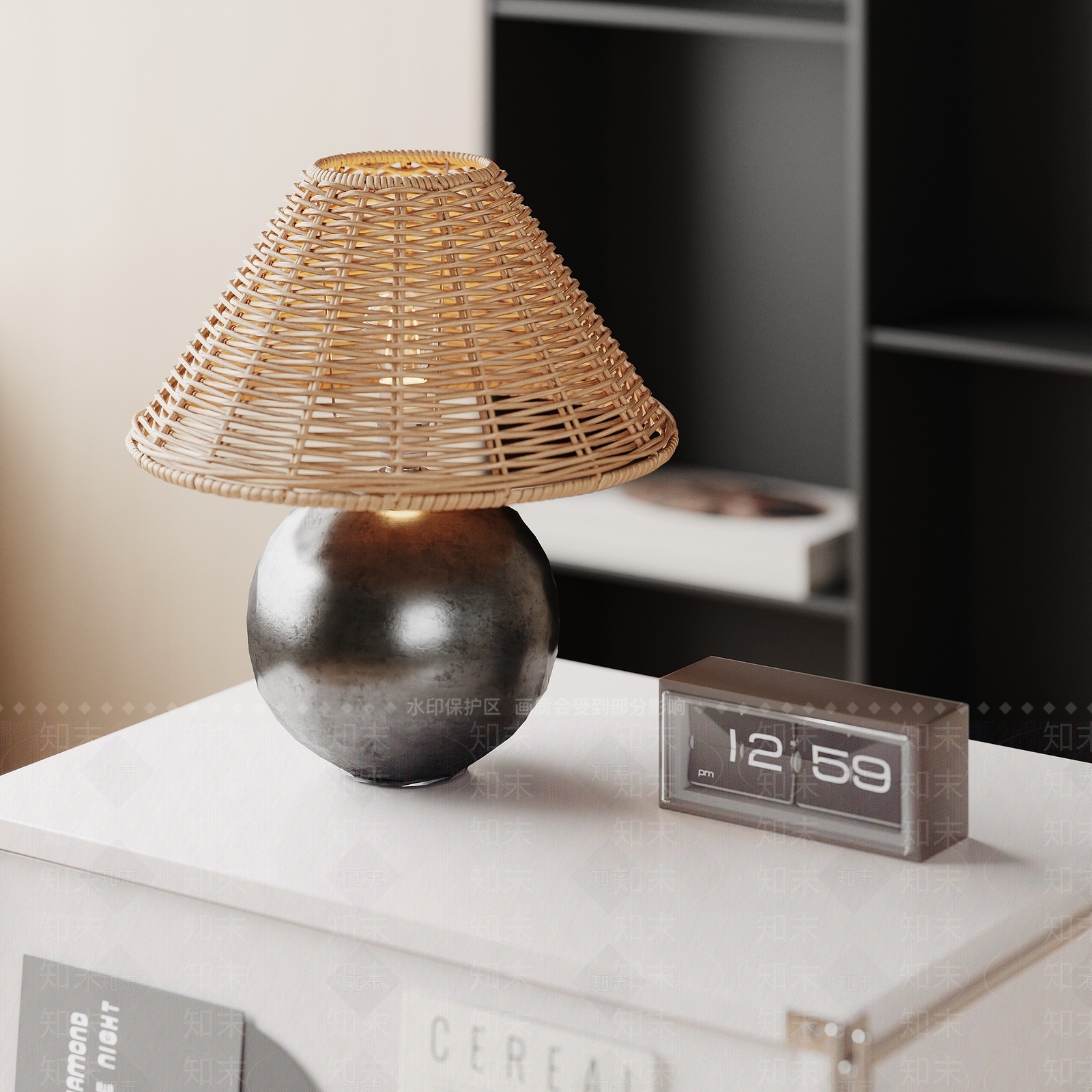 现代简约台灯3D模型下载【ID:1234092014】