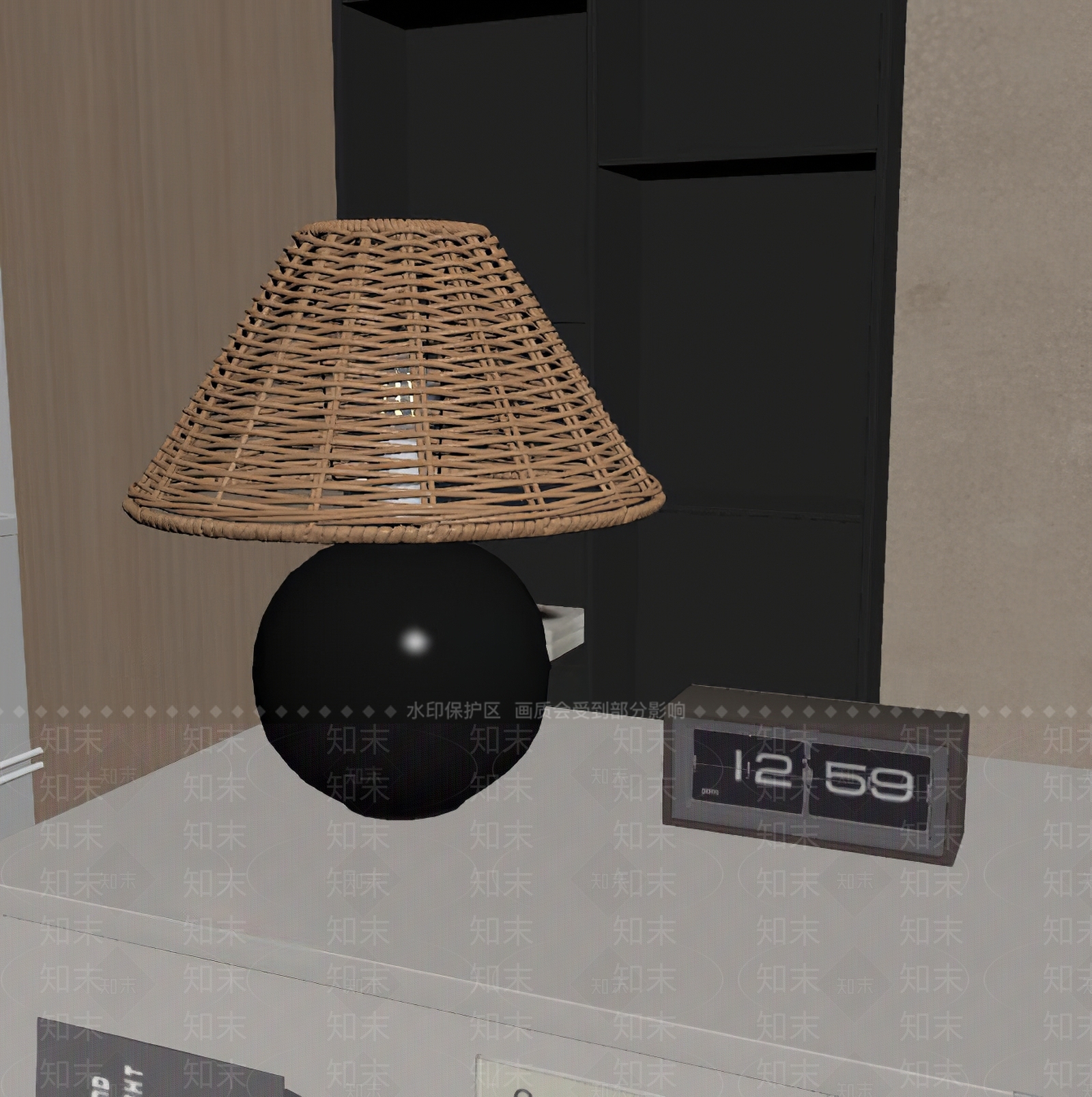 现代简约台灯3D模型下载【ID:1234092014】