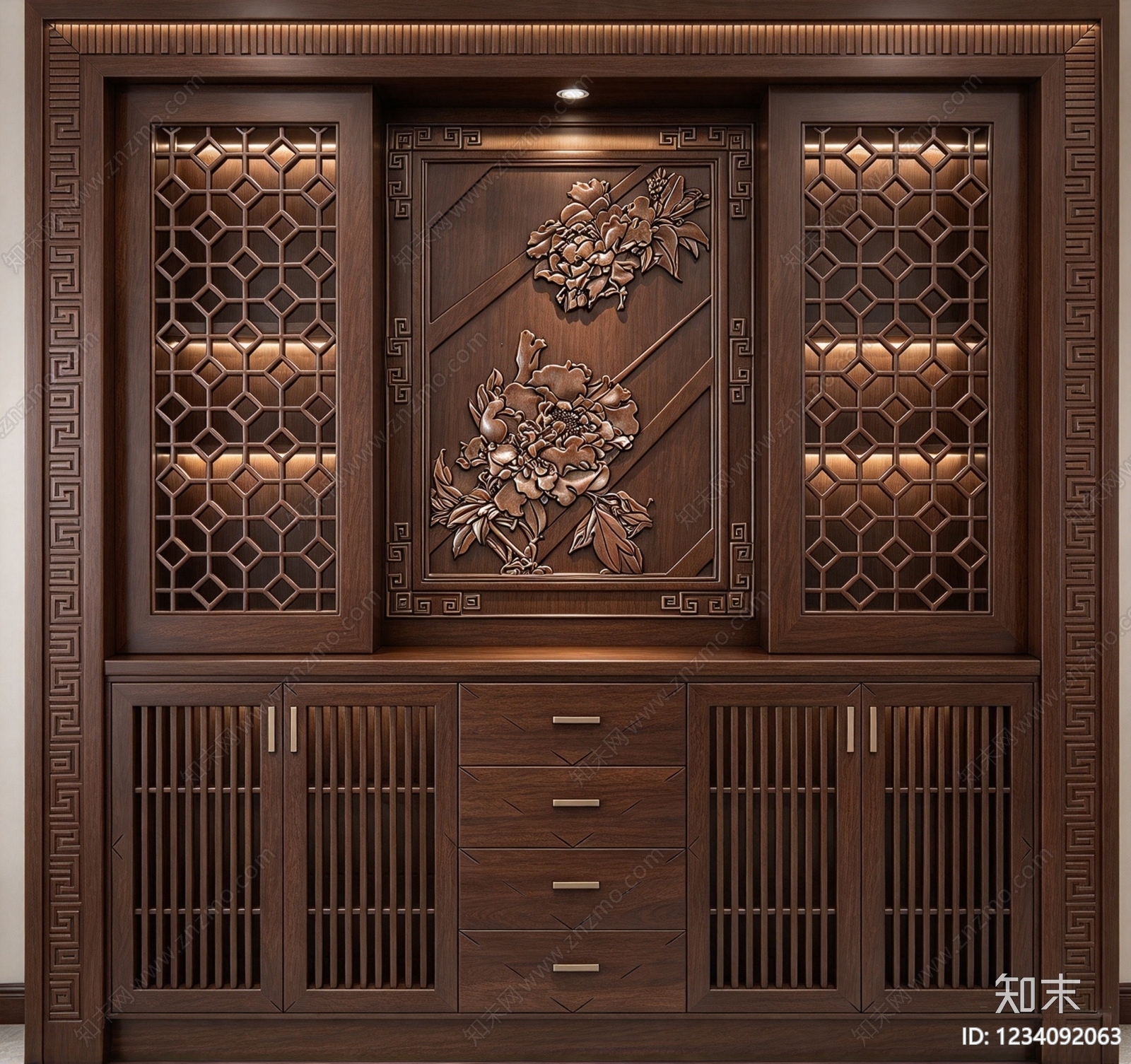 柜子cad施工图下载【ID:1234092063】