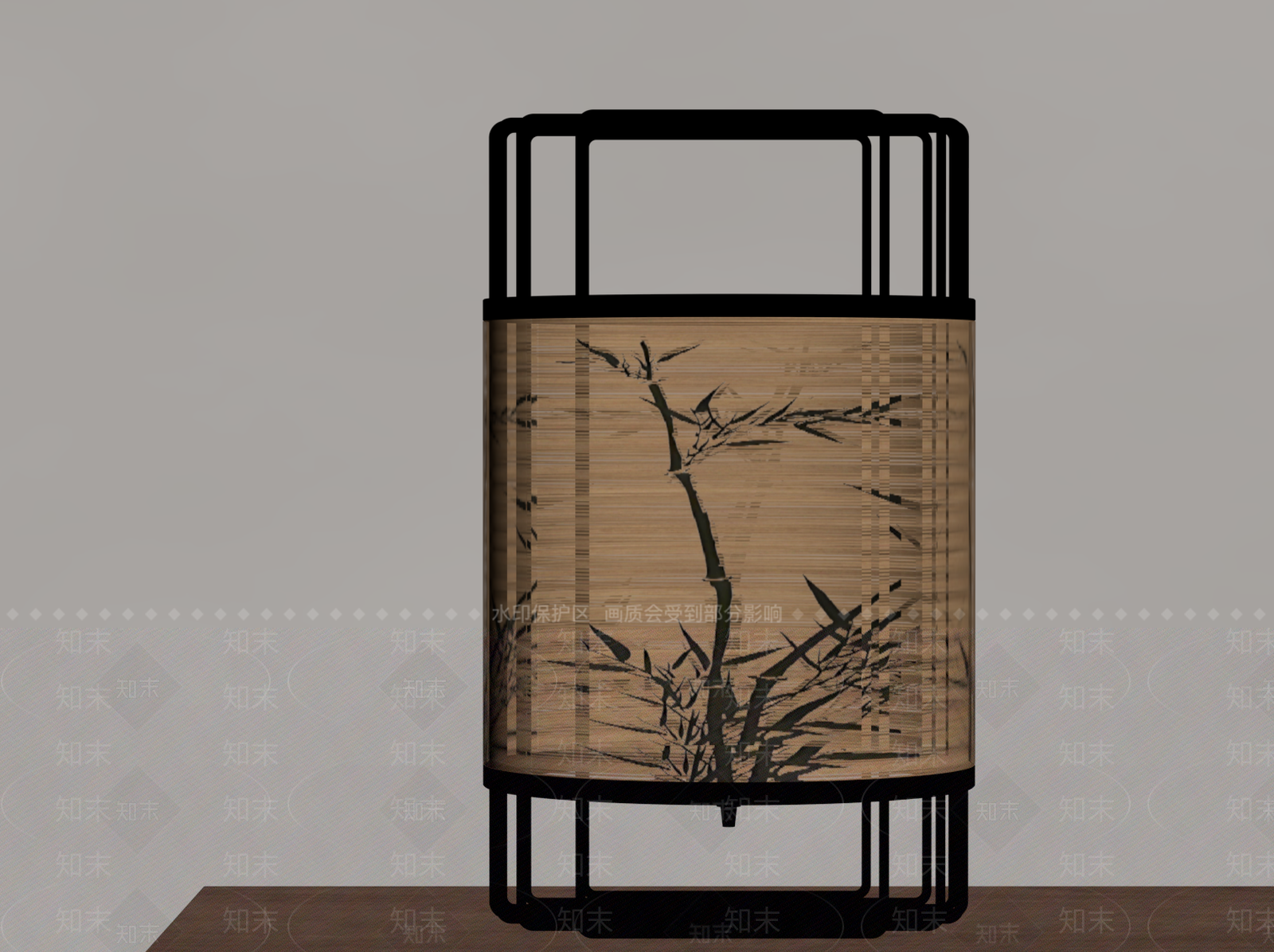 新中式台灯3D模型下载【ID:1234098112】