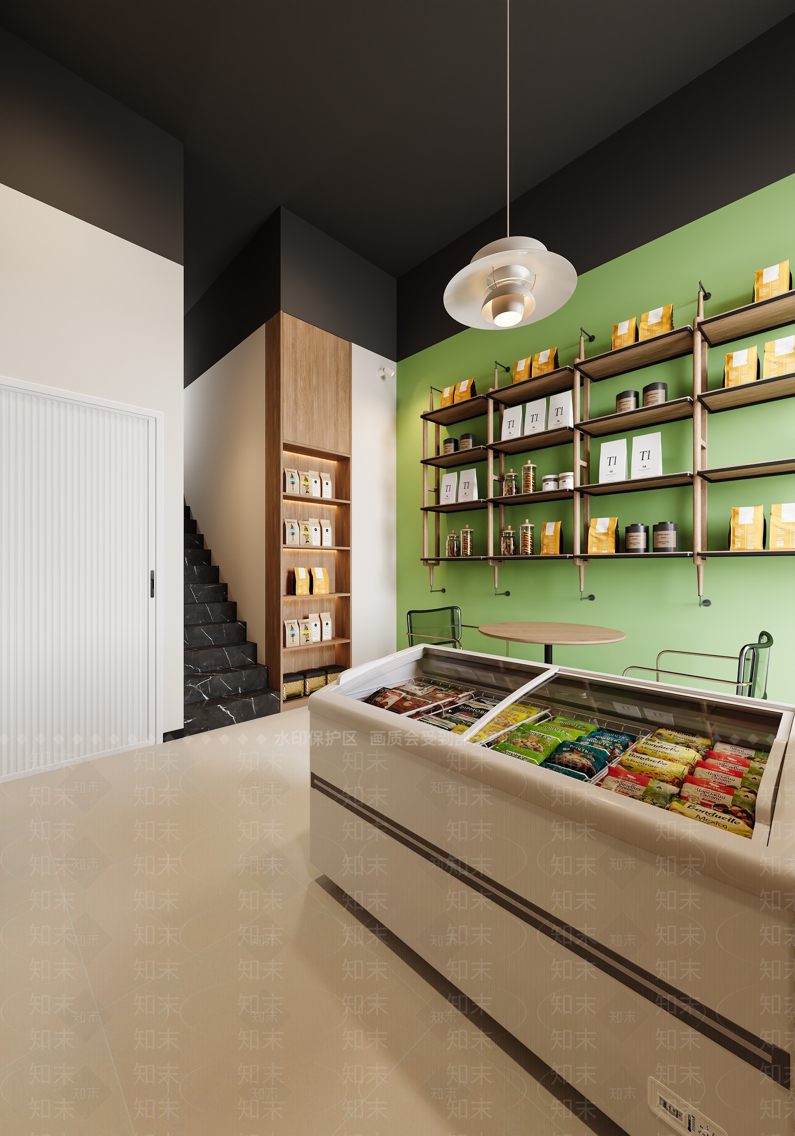现代简约零食店3D模型下载【ID:1234100228】