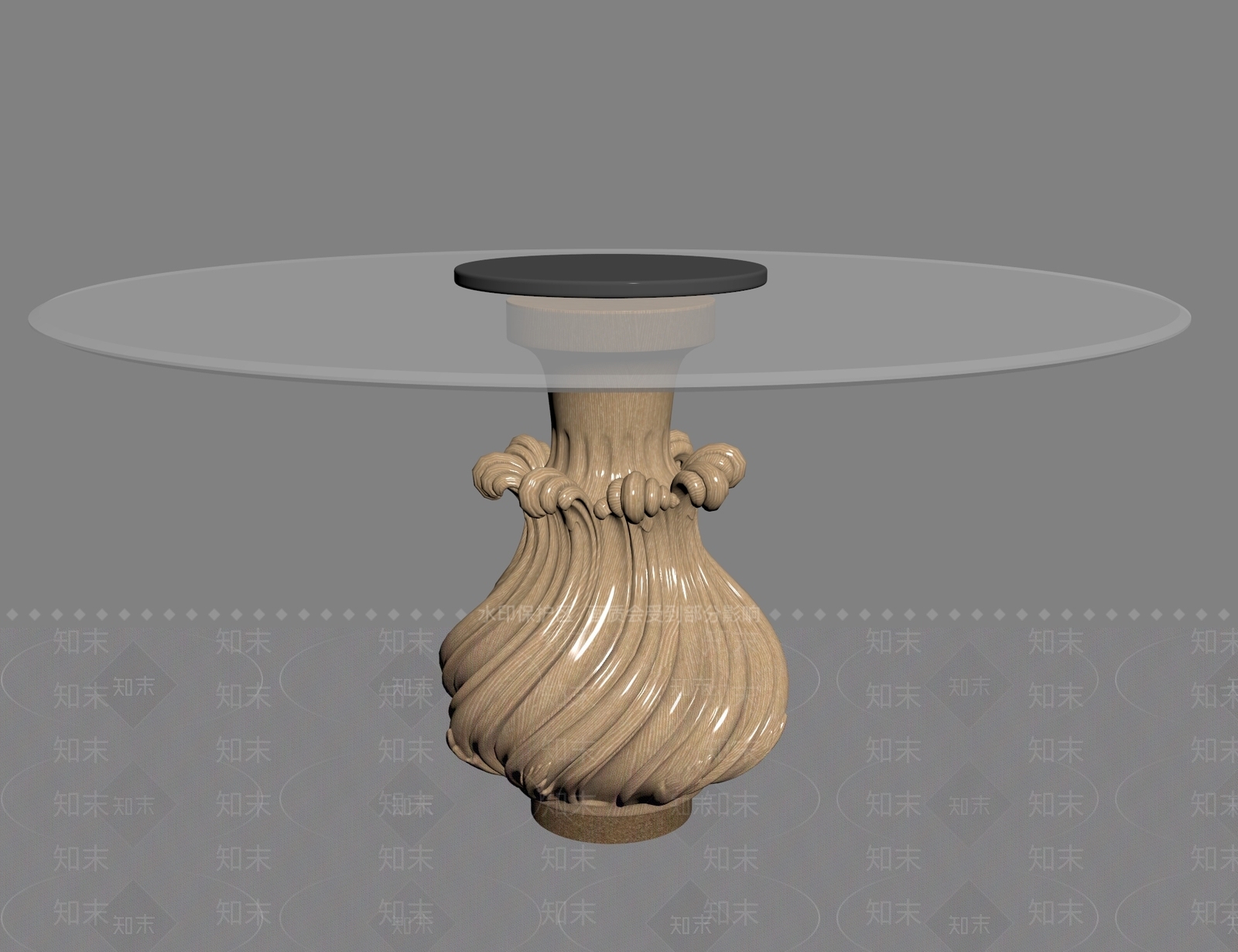 欧式餐桌3D模型下载【ID:1234100343】