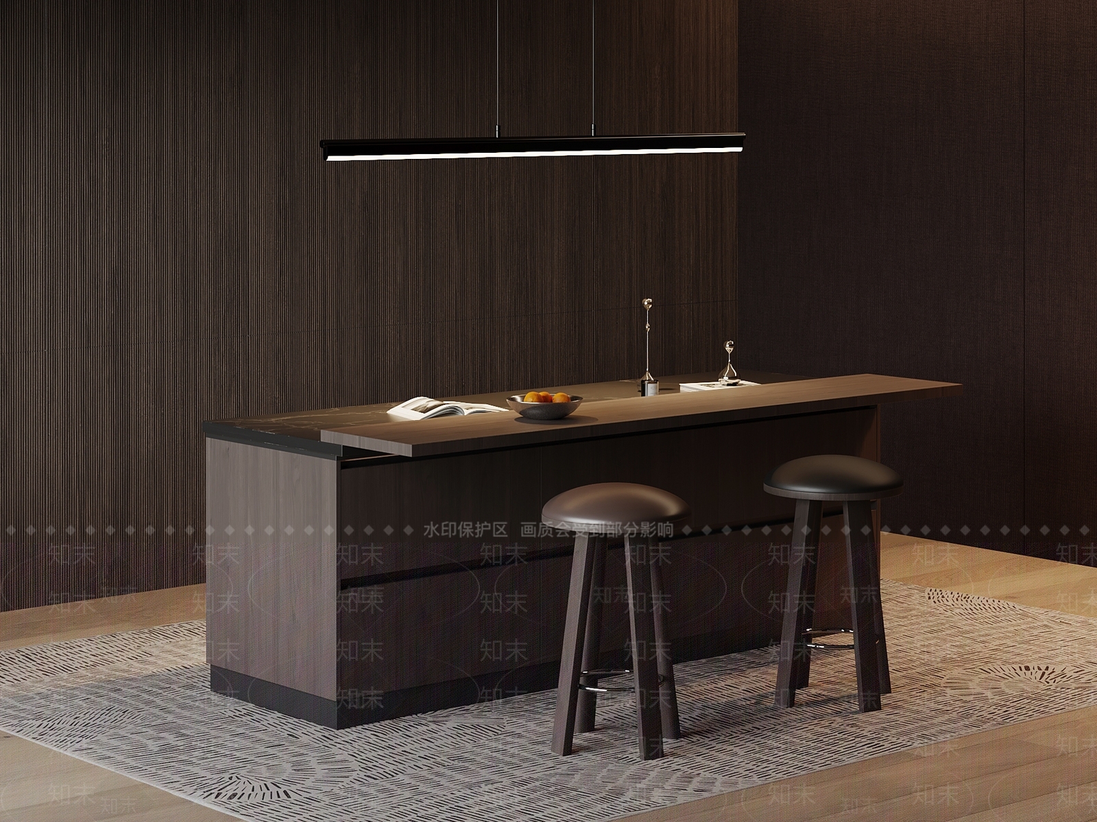 意式极简岛台3D模型下载【ID:1234101462】