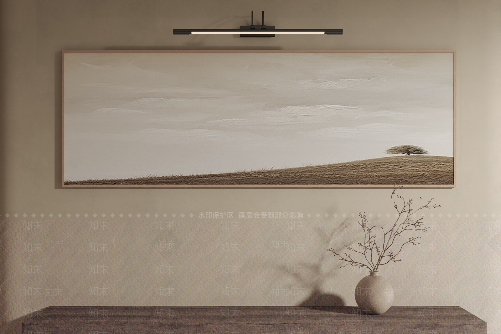 侘寂挂画3D模型下载【ID:1234103333】