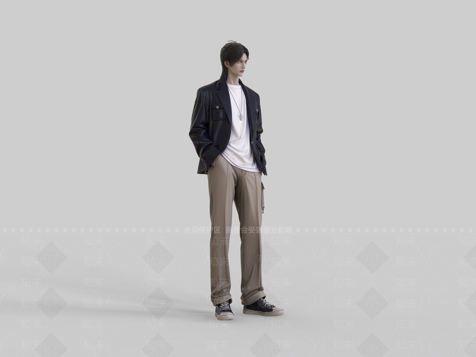男人SU模型下载【ID:1234105544】